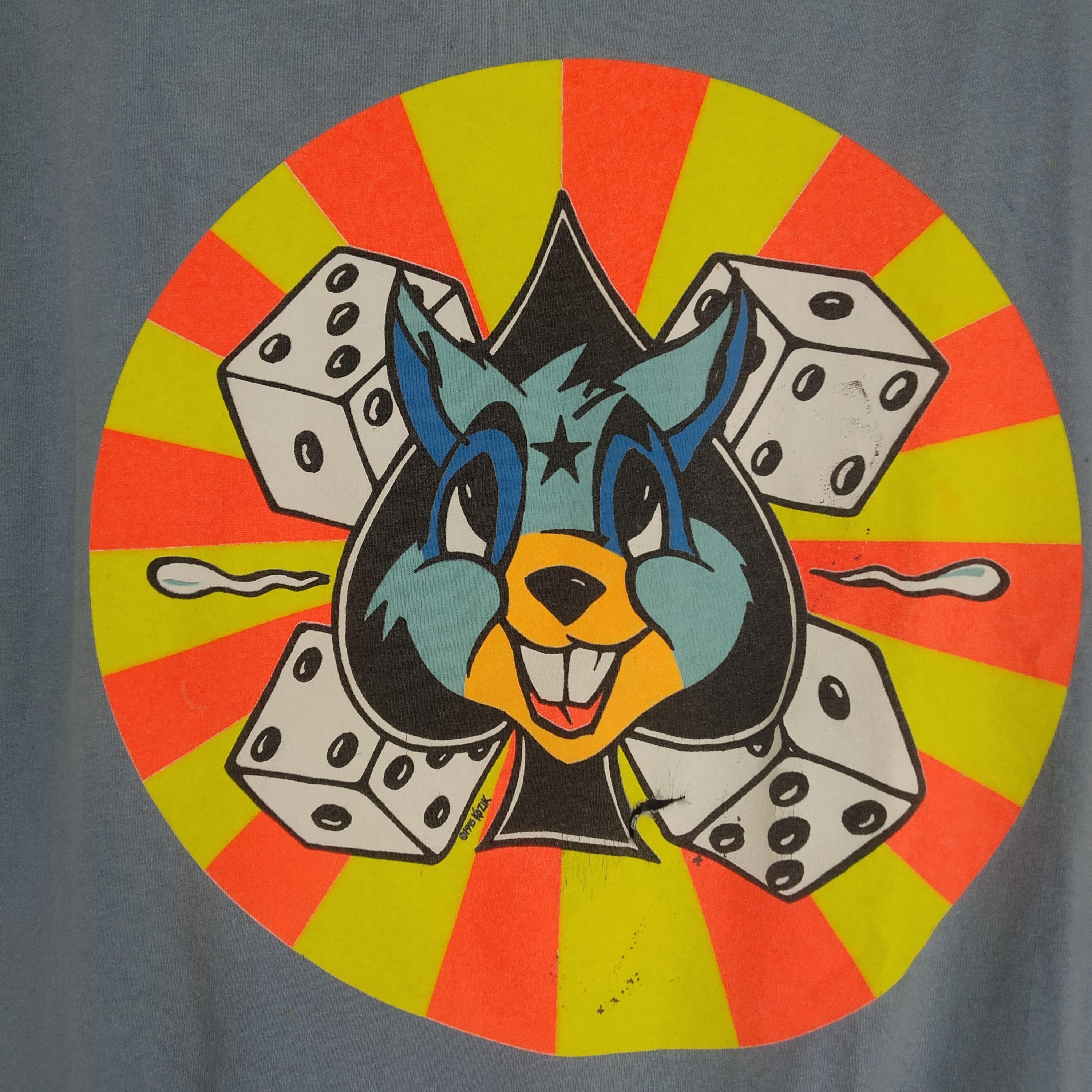 POP MAGAZINE × Vintage Vintage 90s OG Frank Kozik Pop Art Kozik Loser Design Tshirt Size US L / EU 52-54 / 3 - 5 Thumbnail