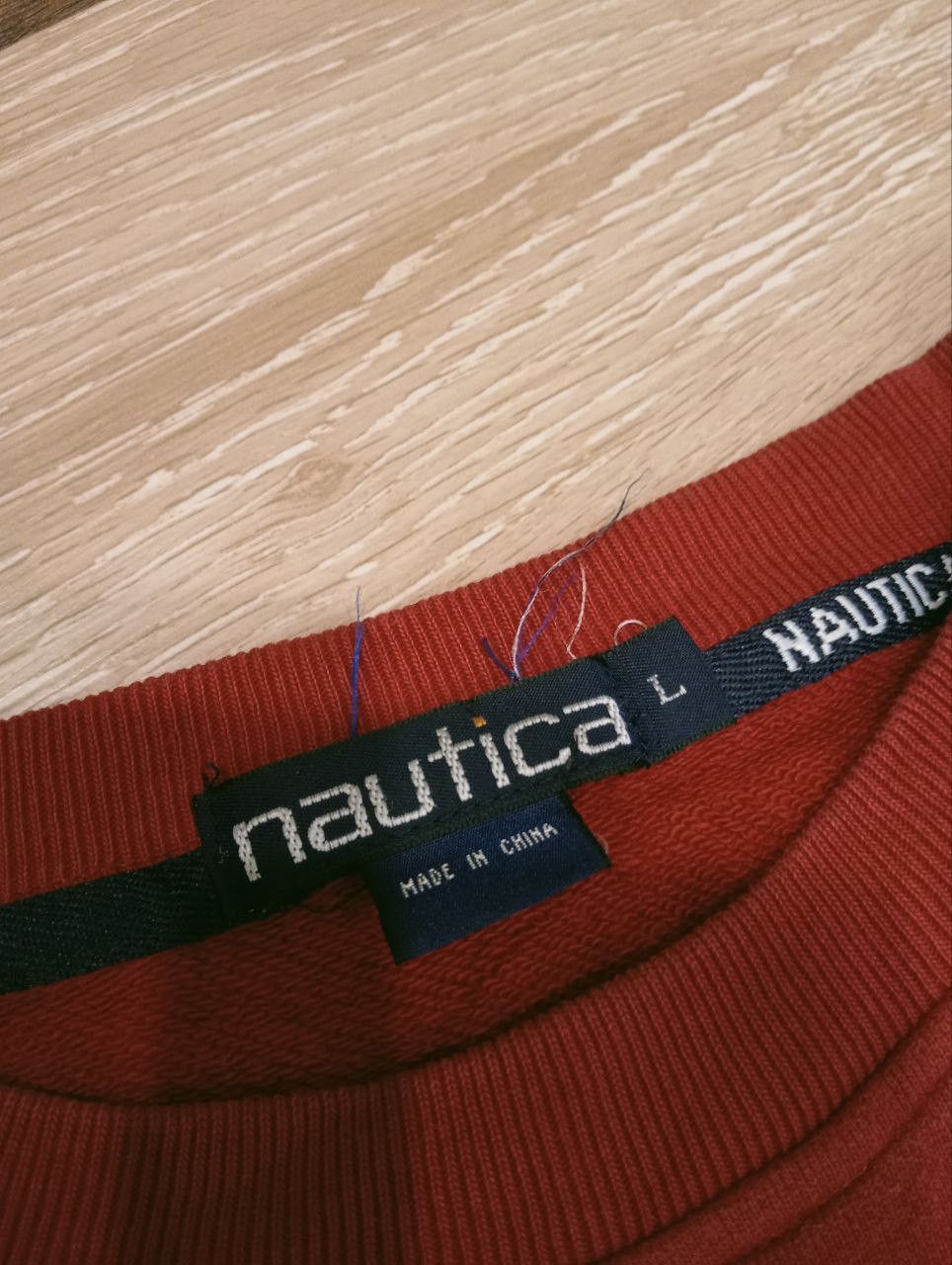 Nautica VINTAGE NAUTICA SPELLOUT CREWNECK - SIZE L Size US L / EU 52-54 / 3 - 4 Thumbnail