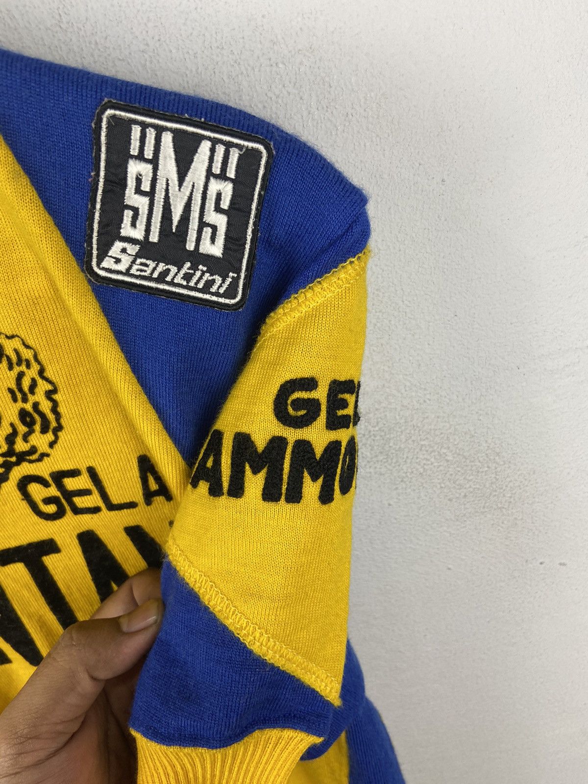 Vintage 70s SMS Santini Gelati Sammontana Bcycle Shirt Size US S / EU 44-46 / 1 - 6 Thumbnail