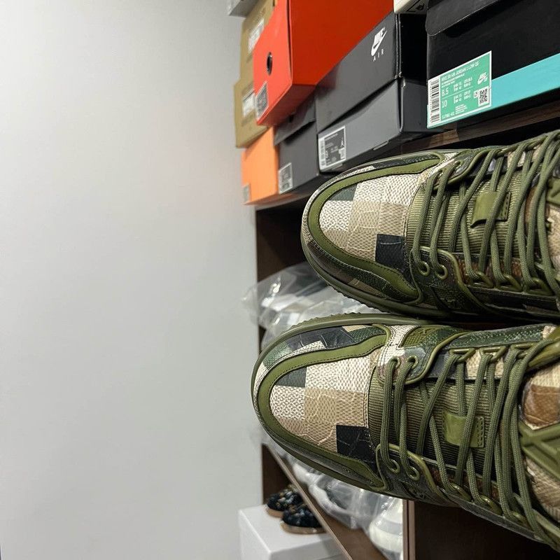 Louis Vuitton Louis Vuitton Trainer Maxi Green Low-Top Sneakers -2508 Size US 10.5 / EU 43-44 - 8 Thumbnail