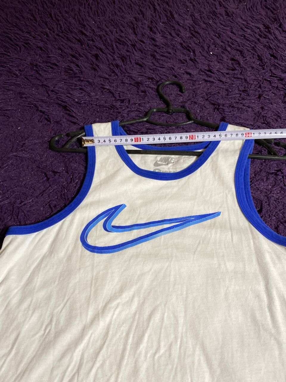 Nike × Vintage VTG Nike t shirt big swoosh check grapic logo faded size S Size US S / EU 44-46 / 1 - 11 Thumbnail