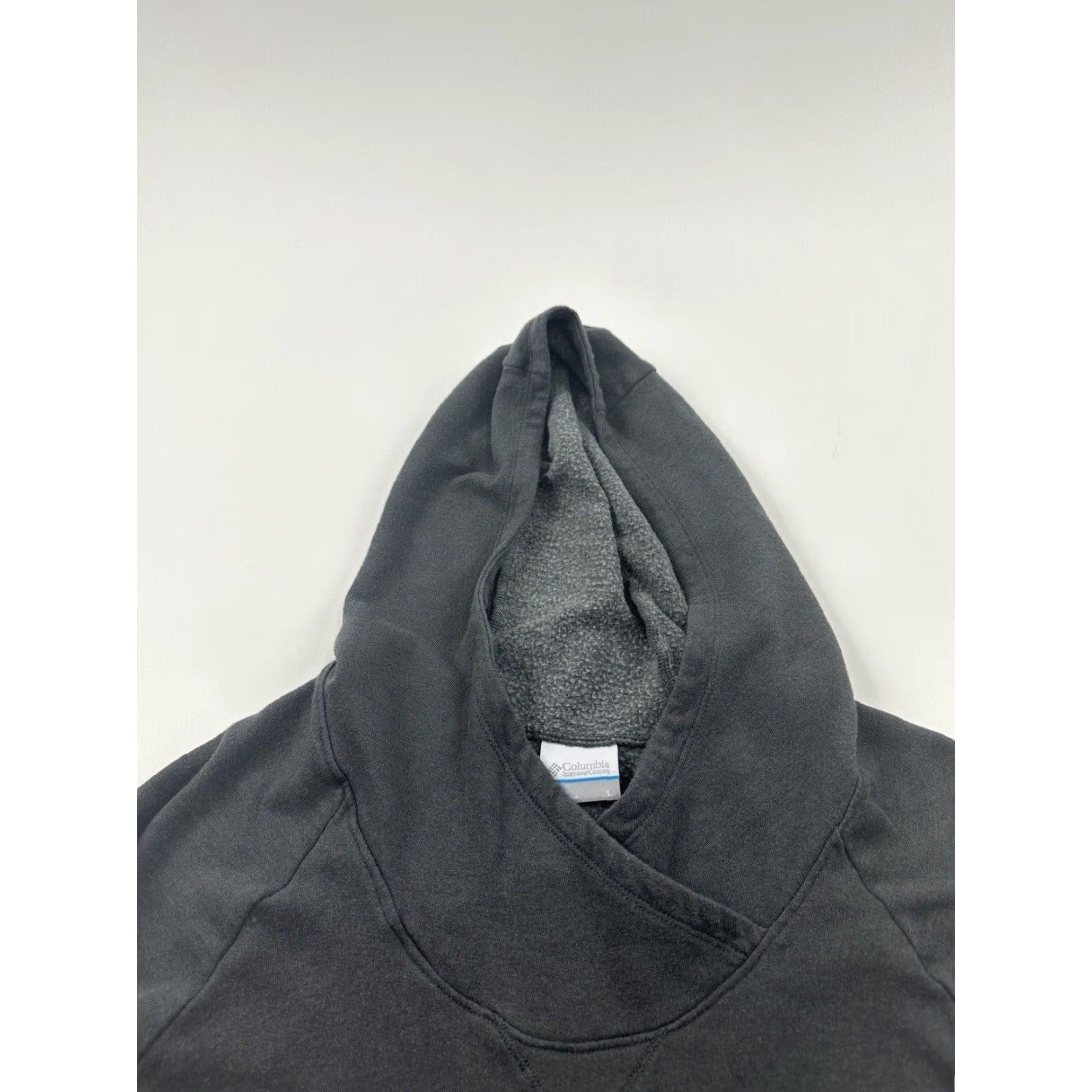 Vintage VINTAGE Columbia Hoodie Sweatshirt Women’s Large Gray Pullover Funnel Neck Size L / US 10 / IT 46 - 3 Thumbnail