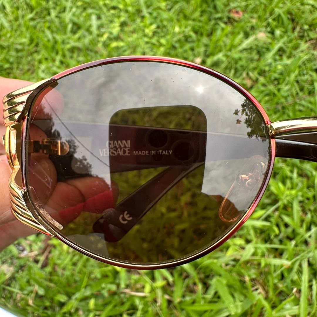 Versace Gianni Versace S64 31L Vintage Medusa Sunglasses Italy Size ONE SIZE - 14 Thumbnail