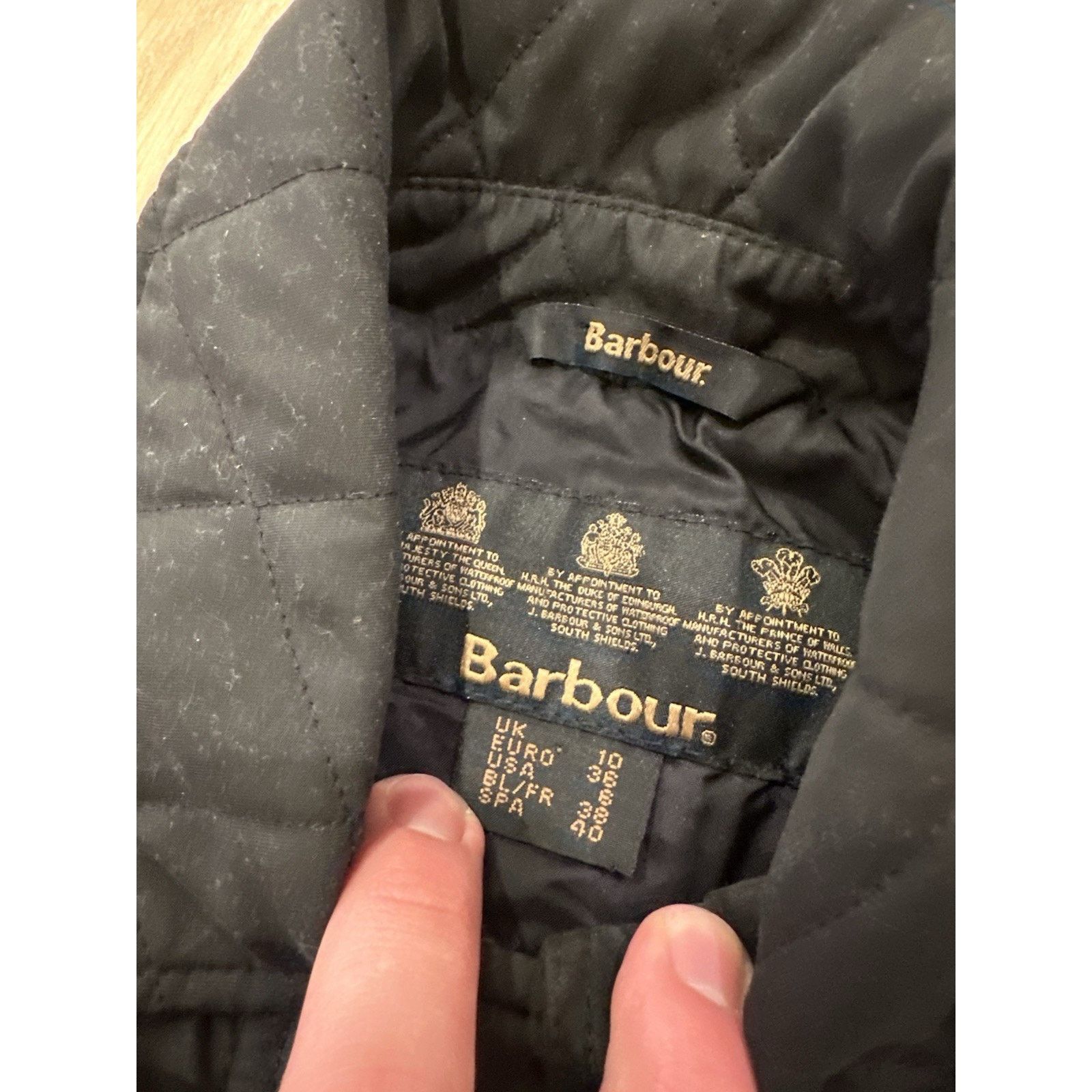Barbour Barbour Vest Womens 6 Black Quilted Full Zip Collared Outdoo Size M / US 6-8 / IT 42-44 - 4 Thumbnail