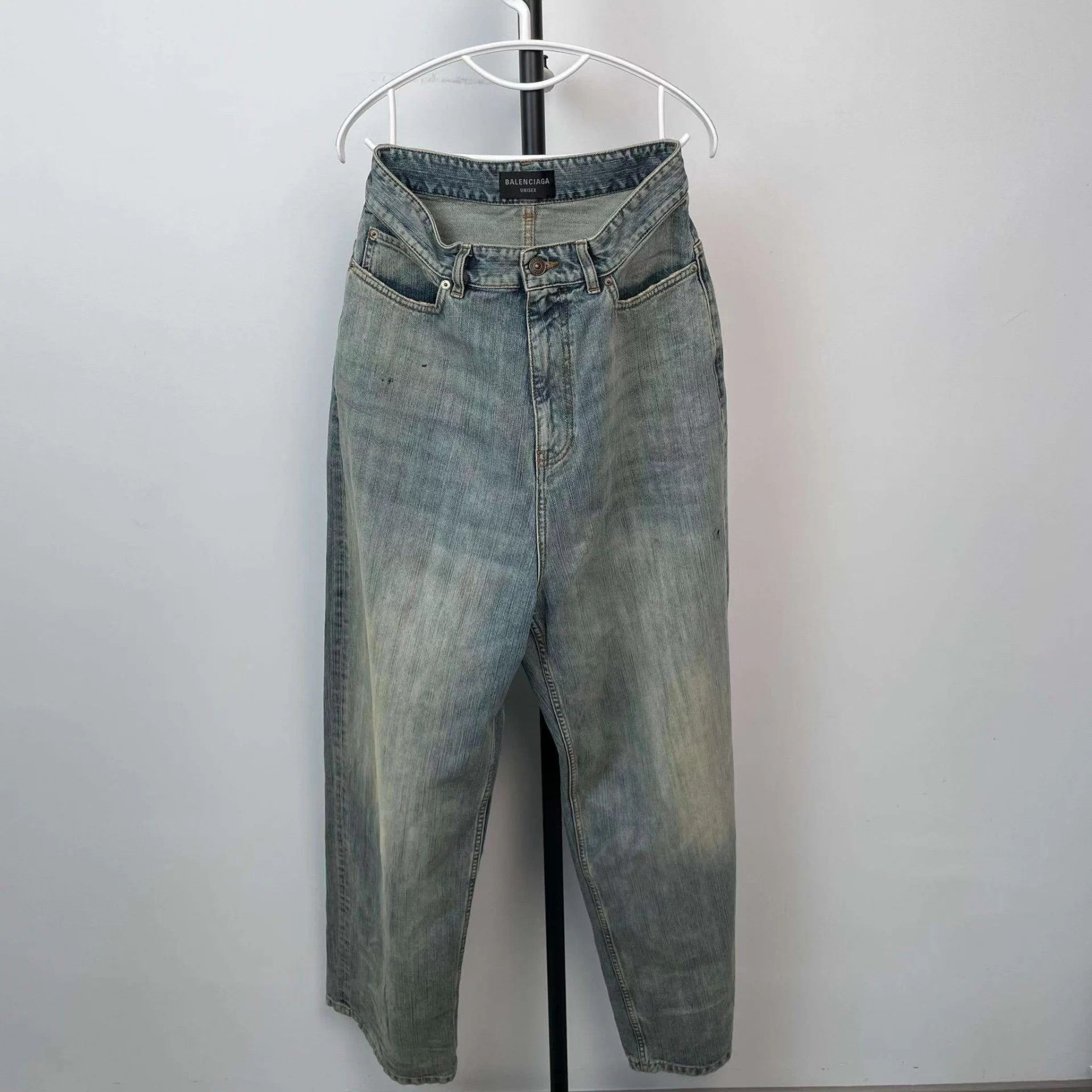 Balenciaga Balenciaga Jeans XS Blue Size US 27 - 1 Thumbnail