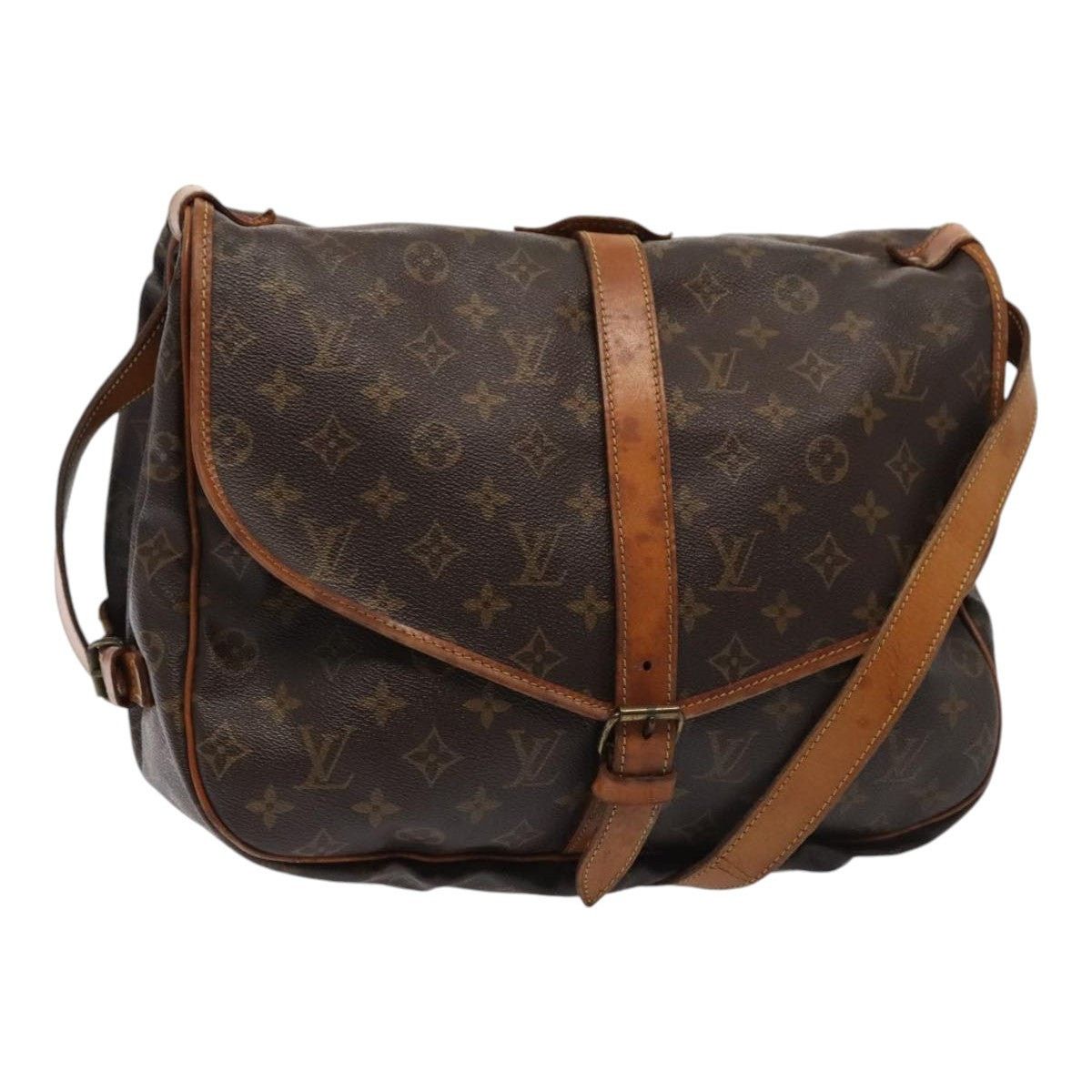 Louis Vuitton LOUIS VUITTON Monogram Saumur 35 Shoulder Bag M42254 Size ONE SIZE - 1 Thumbnail