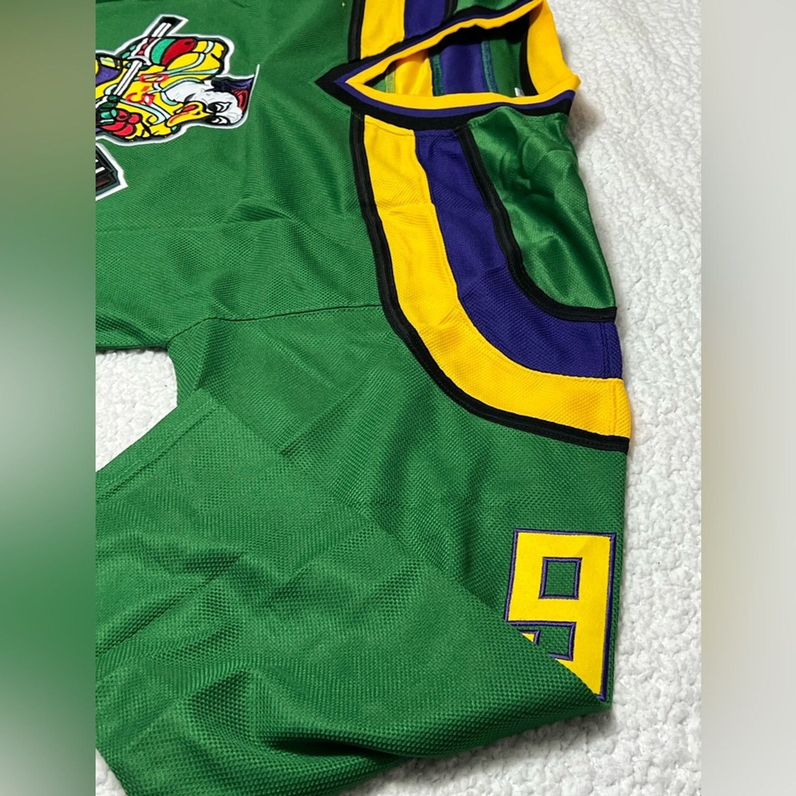Other BRAND NEW Adam Banks Mighty Ducks Hockey Jersey Fight Strap Size US XXL / EU 58 / 5 - 4 Thumbnail