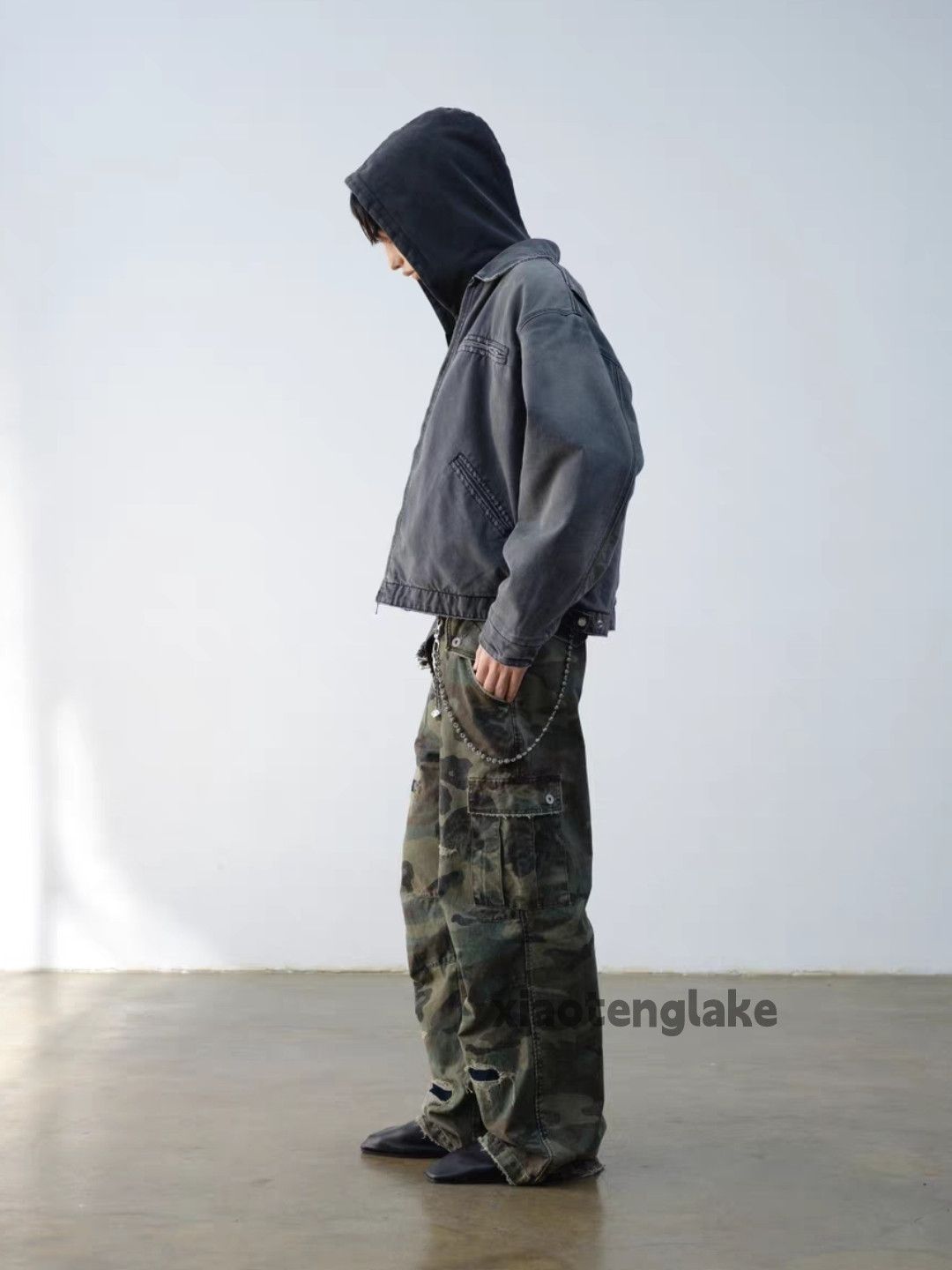 Vintage xz utility military outdoor tactical ripped camo pants Size US 36 / EU 52 - 3 Thumbnail