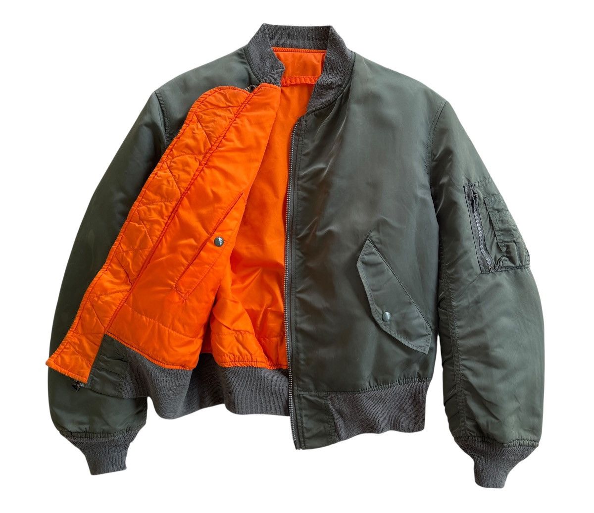 Alpha Industries Vintage Alpha Industries MA-1 Bomber Jacket Size US M / EU 48-50 / 2 - 5 Thumbnail