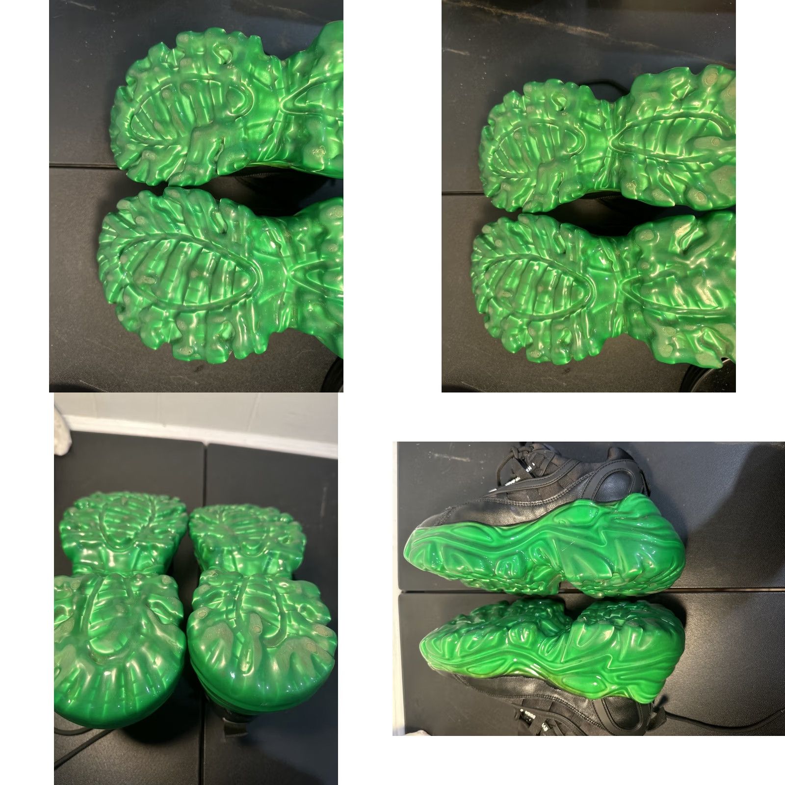 Steve Madden Steve Madden Revel Women's Athletic Sneaker Black Green Size 7M M Colorful EDM Raver EDC Shoes Size US 10 / IT 40 - 9 Thumbnail