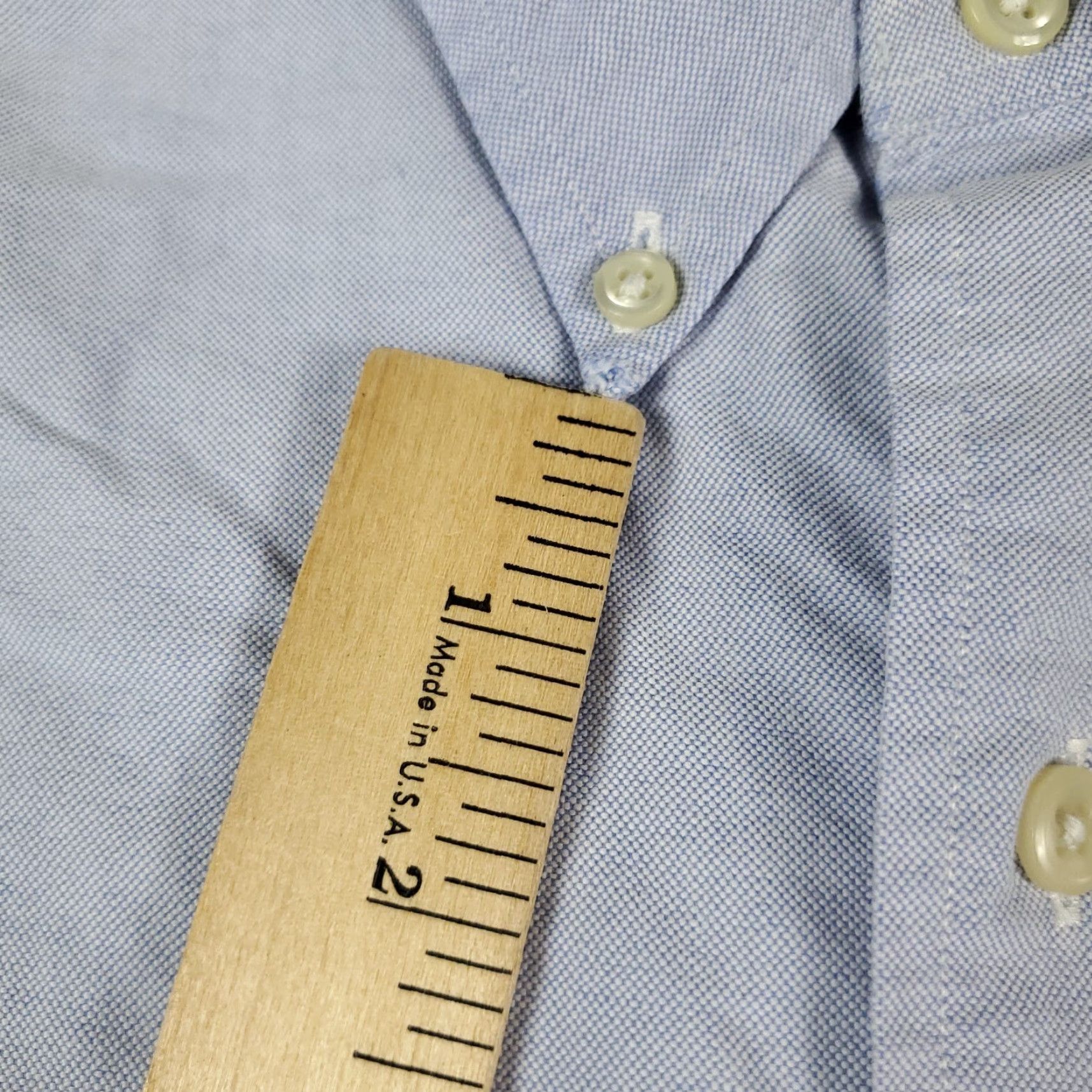 Ralph Lauren Ralph Lauren Shirt Mens Size 17 Blue Pony Dress Button Up Long Sleeve Dress Shirt Mens Blue Size 46R - 6 Thumbnail