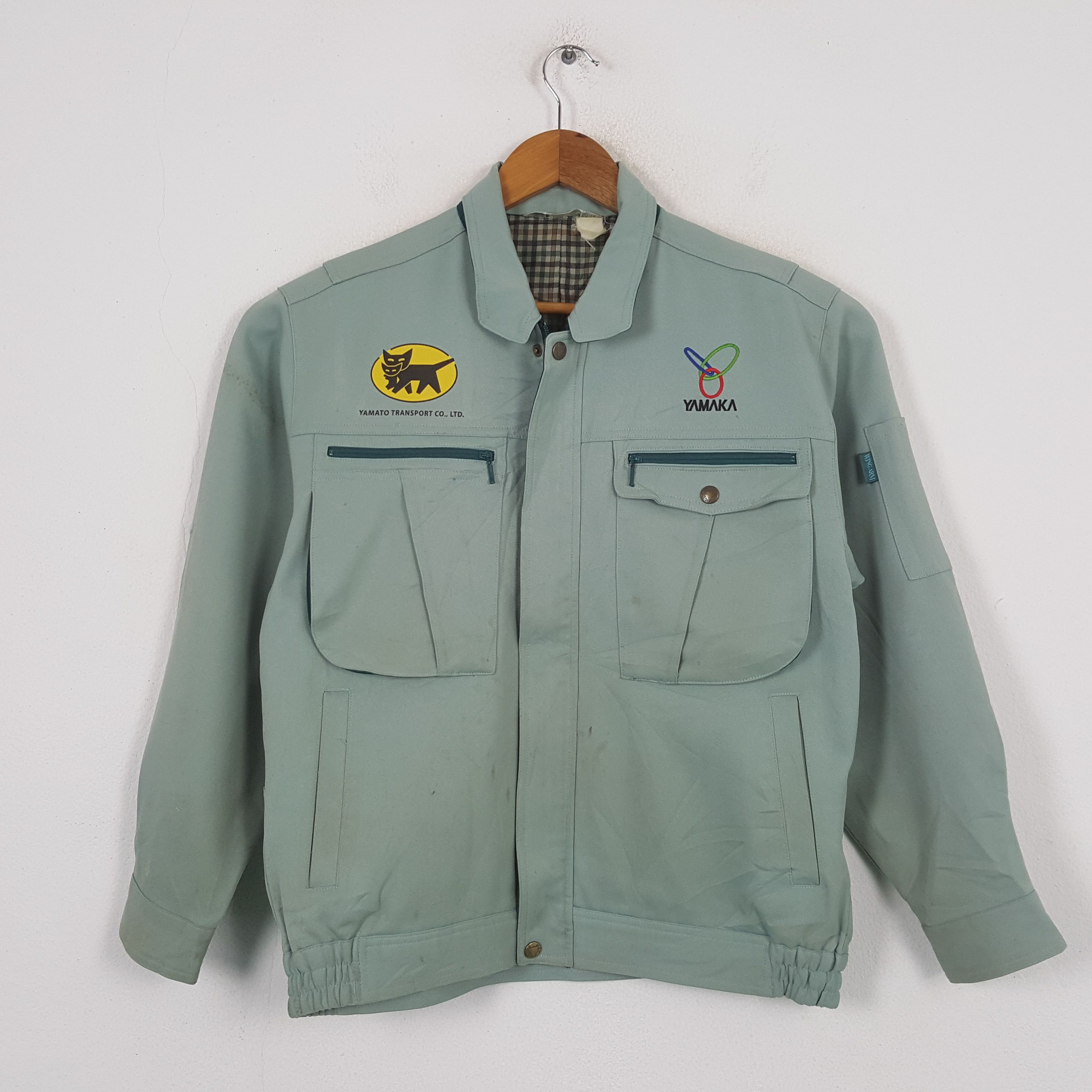 Japanese Brand × Vintage Vintage YAMATO TRANSPORT Japan Racing Custom Jacket C288N15 Size US M / EU 48-50 / 2 - 3 Thumbnail