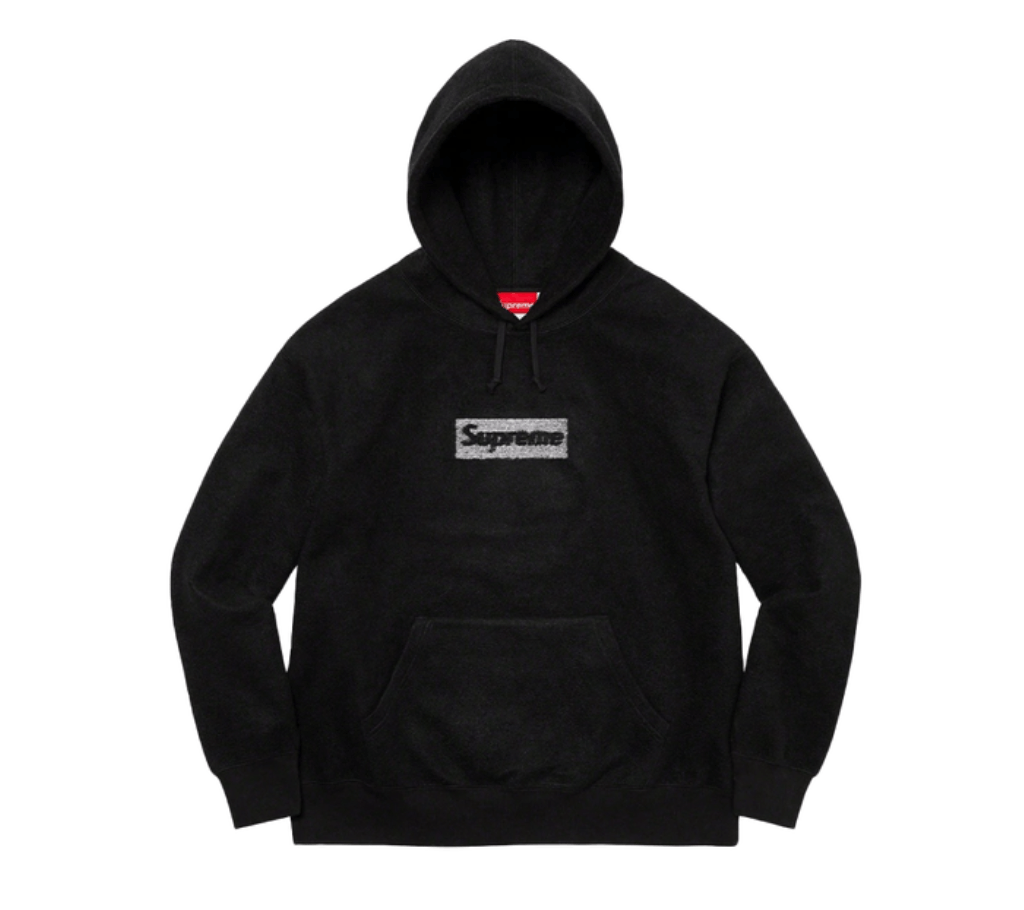 image of Hypebeast x Supreme Inside Out Box Logo Hooded Sweatshirt Black • M, Men's (Size Medium)