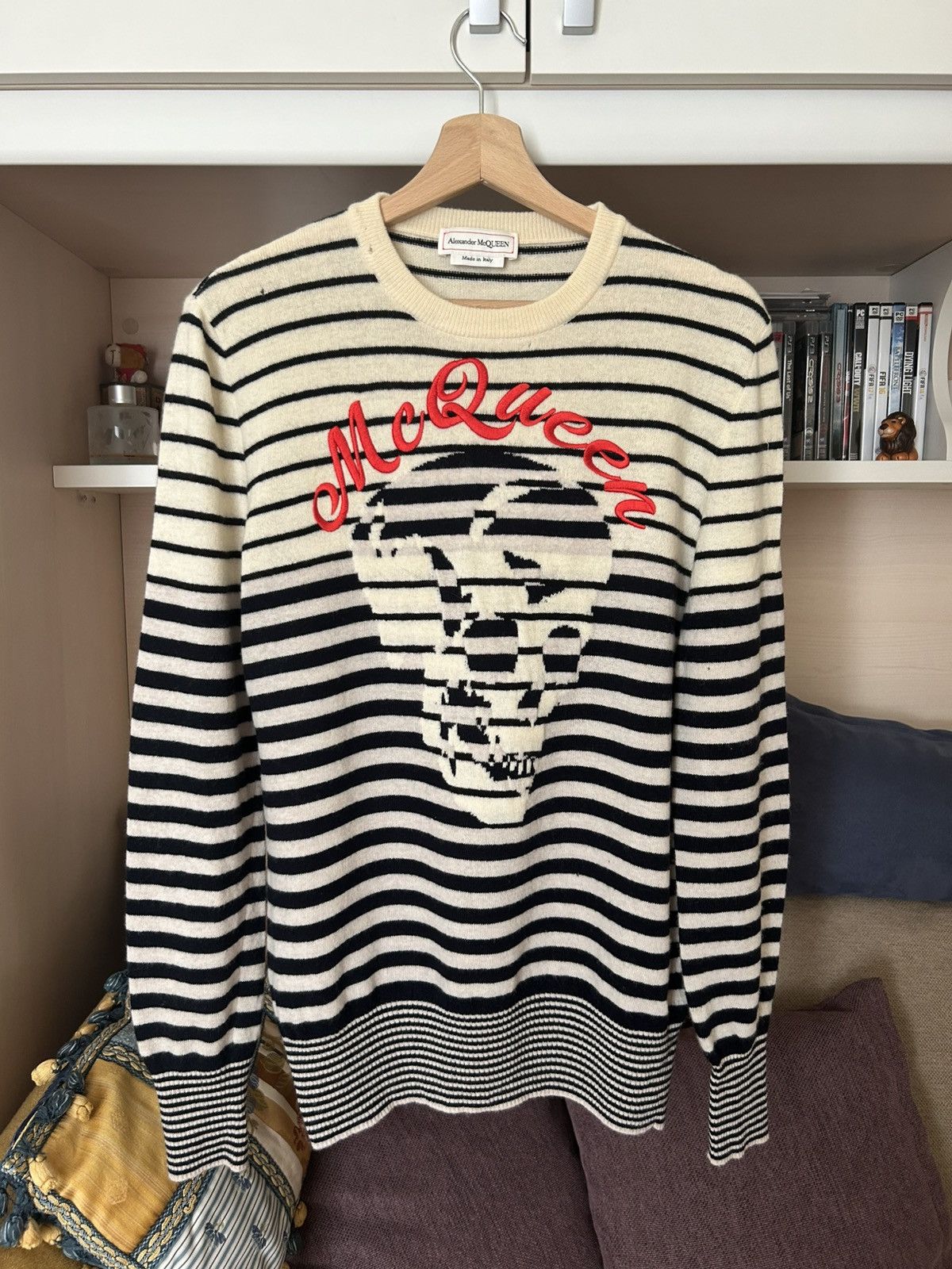 Alexander McQueen Alexander McQueen Skull striped jumper Size US S / EU 44-46 / 1 - 1 Thumbnail