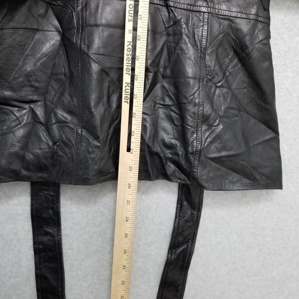 Other Valerie Stevens Leather Jacket Womens Small Pockets Belt Size S / US 4 / IT 40 - 9 Thumbnail