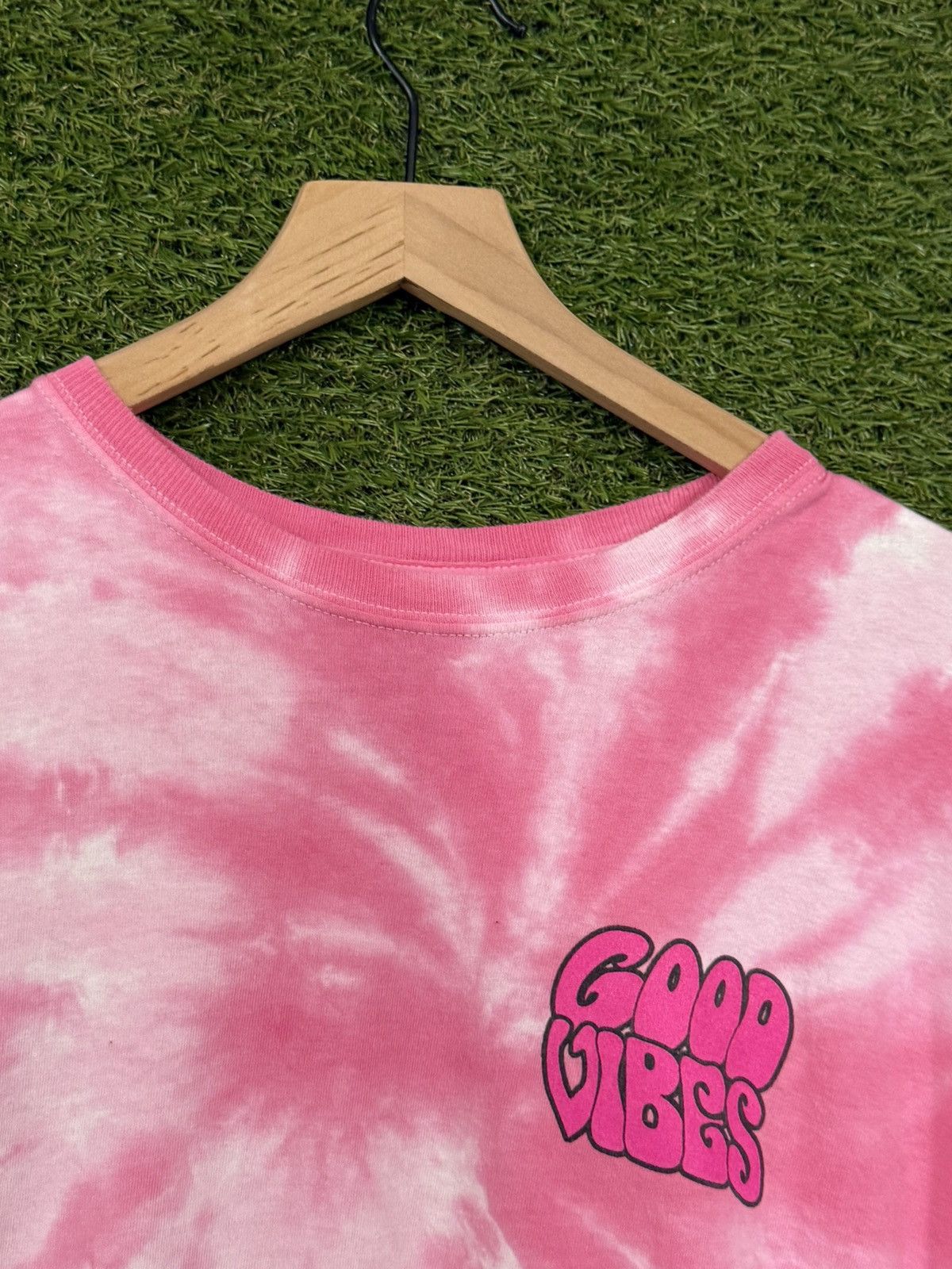 Other Tie Dye Psychedelic Good Vibes Skeleton Cotton Candy Tee Size US M / EU 48-50 / 2 - 4 Thumbnail