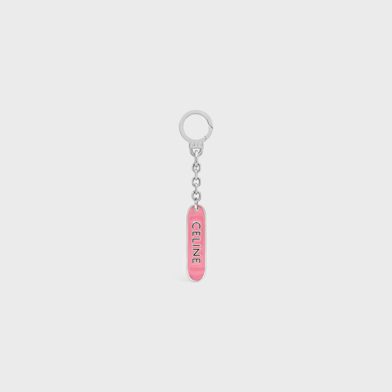 Celine o1bcso1str1124 Size: OS / Skateboard Charm in Sliver/Pink Size ONE SIZE - 1 Thumbnail