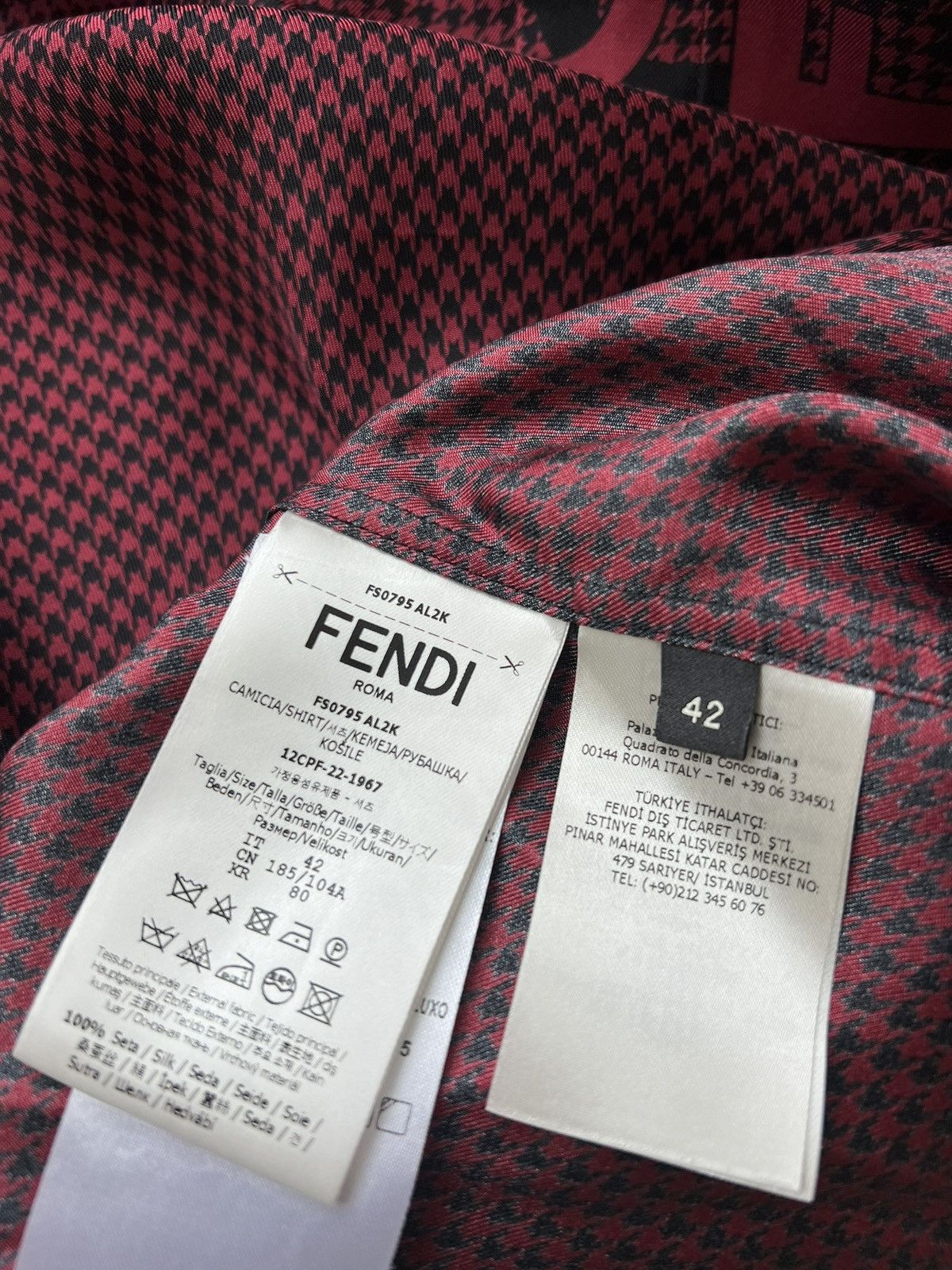 Fendi Fendi O-Lock Silk Polo - NWT - ‘25 Size US L / EU 52-54 / 3 - 5 Thumbnail