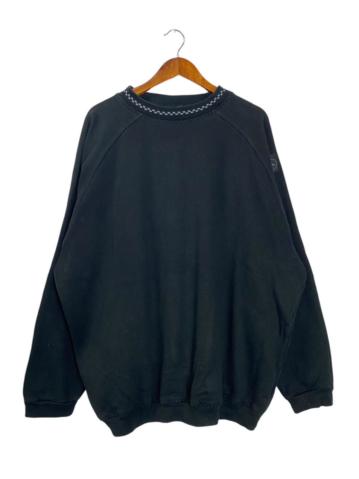 Mercedes-Benz × Vintage Vintage Mercedes benz black sweater Size US XL / EU 56 / 4 - 1 Thumbnail