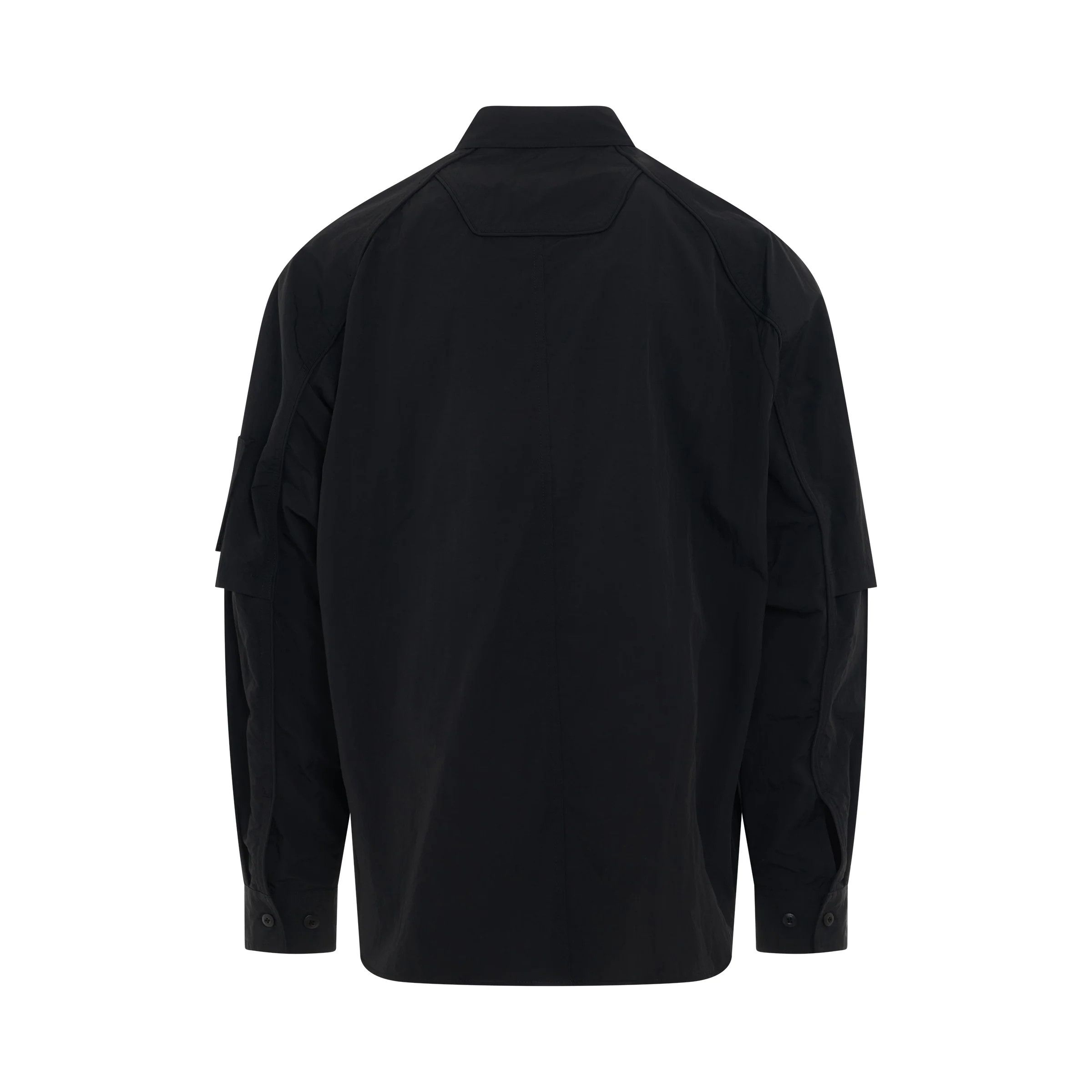 Juun.J o1mris0824 Nylon Shirt in Black Size US M / EU 48-50 / 2 - 4 Thumbnail