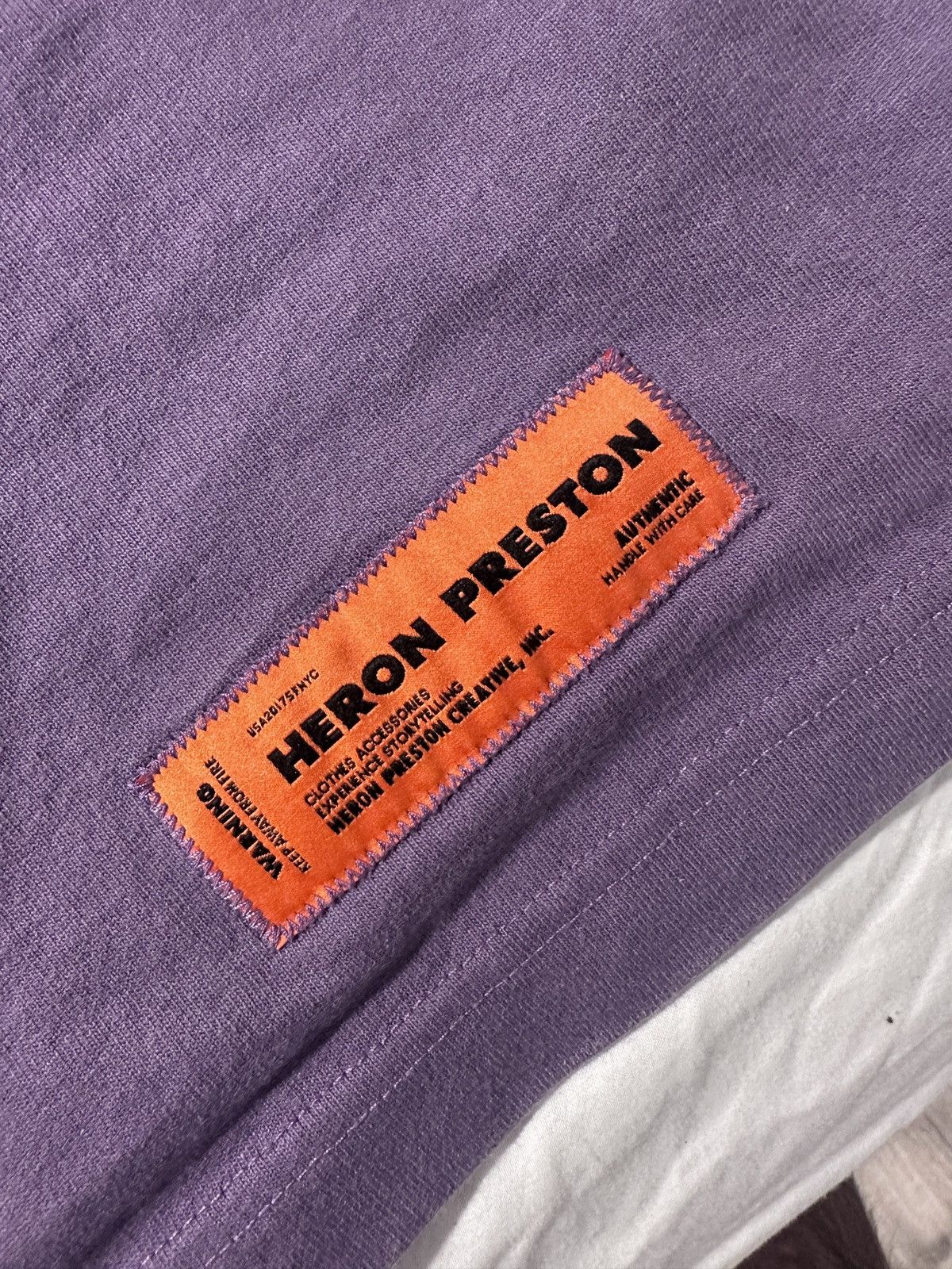 Heron Preston Heron Preston CTNMB T-Shirt Purple Size US XL / EU 56 / 4 - 4 Thumbnail