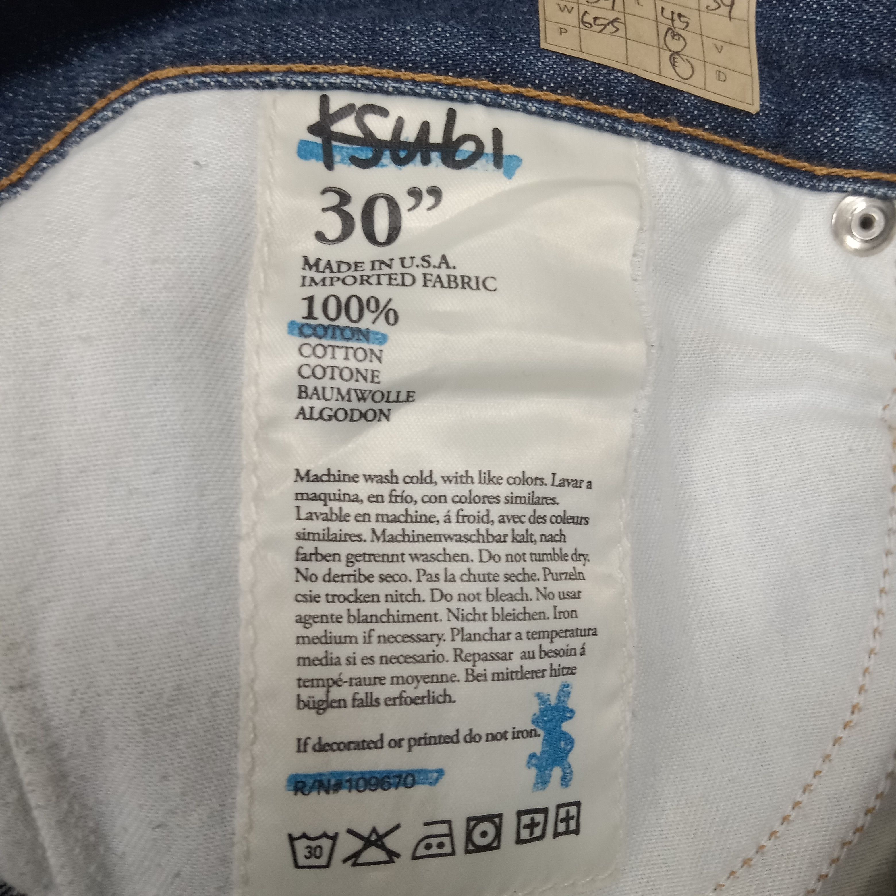 Japanese Brand × Ksubi × Vintage Ksubi Japanese Brand Denim Jeans Size US 30 / EU 46 - 13 Thumbnail
