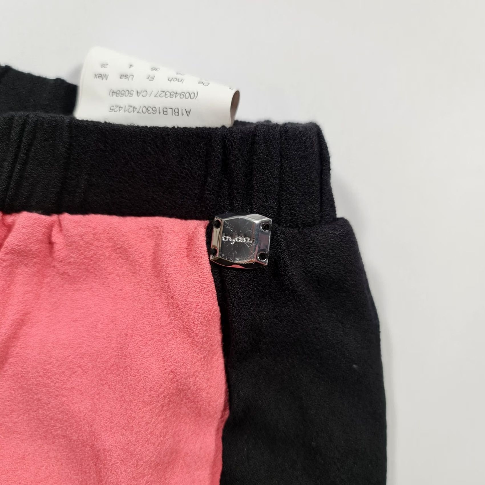 Byblos Byblos Womens Trousers Pink 8 UK Wide Leg Cropped Pants Size 30" / US 8 / IT 44 - 3 Thumbnail