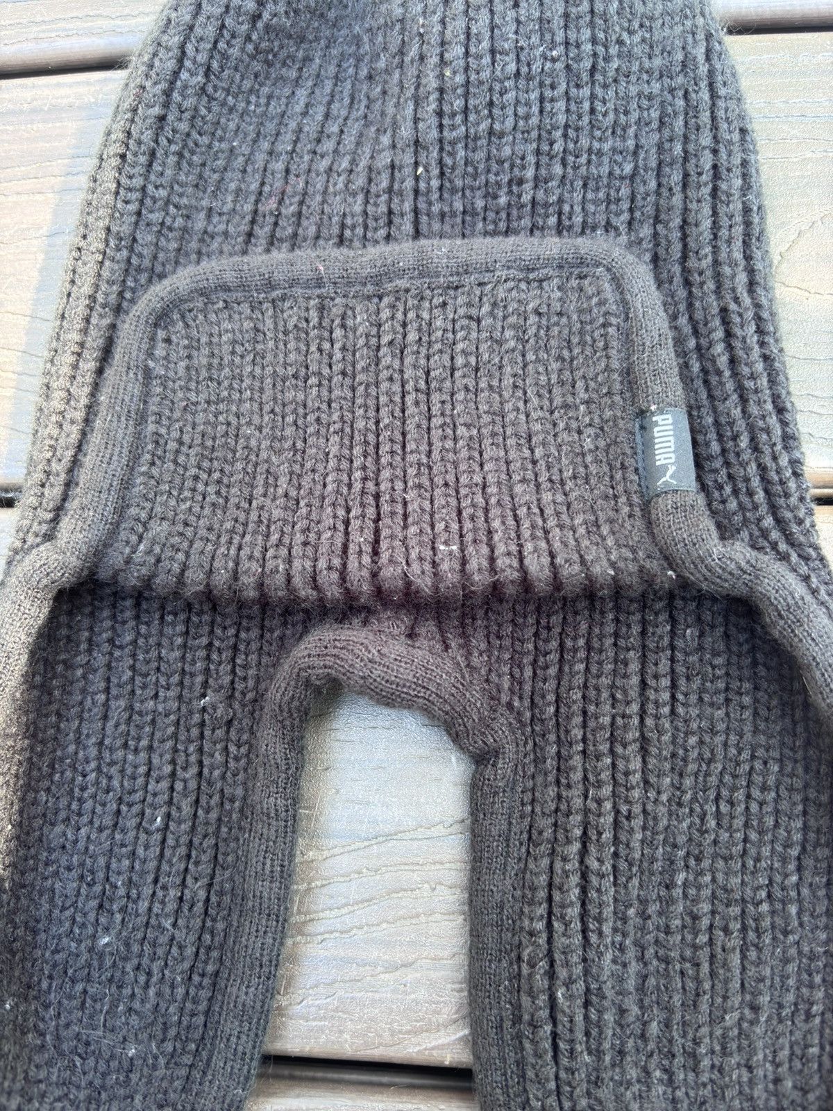 Puma bomber style beanie with flip up front covers ears new Size ONE SIZE - 4 Thumbnail