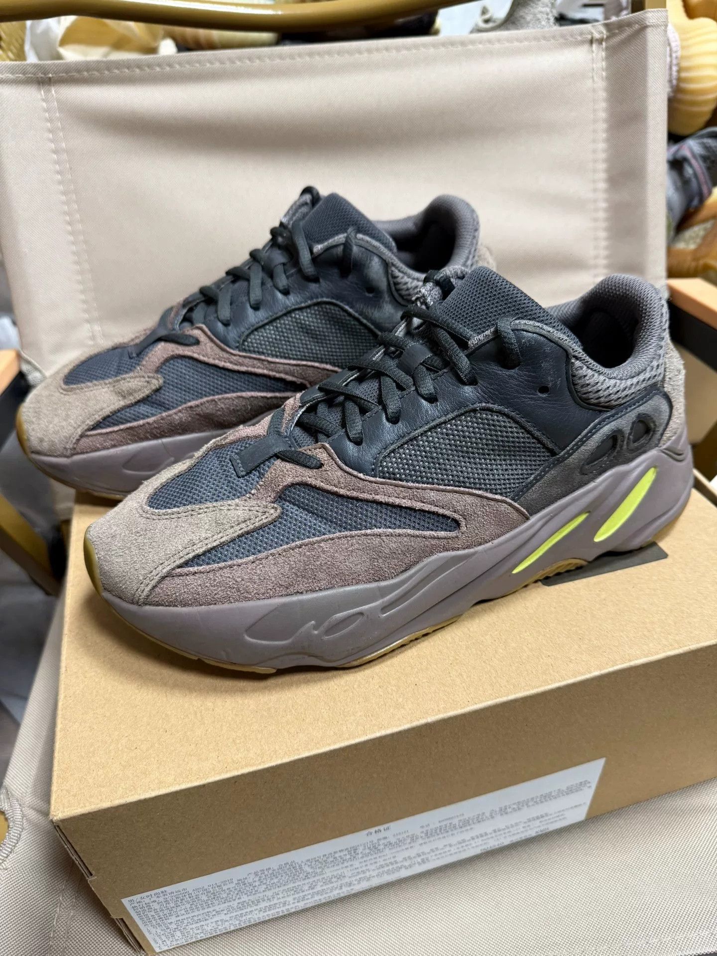 Adidas Adidas YEEZY700 Purple Lowtop Sneakers 42 Men Size US 9 / EU 42 - 1 Thumbnail