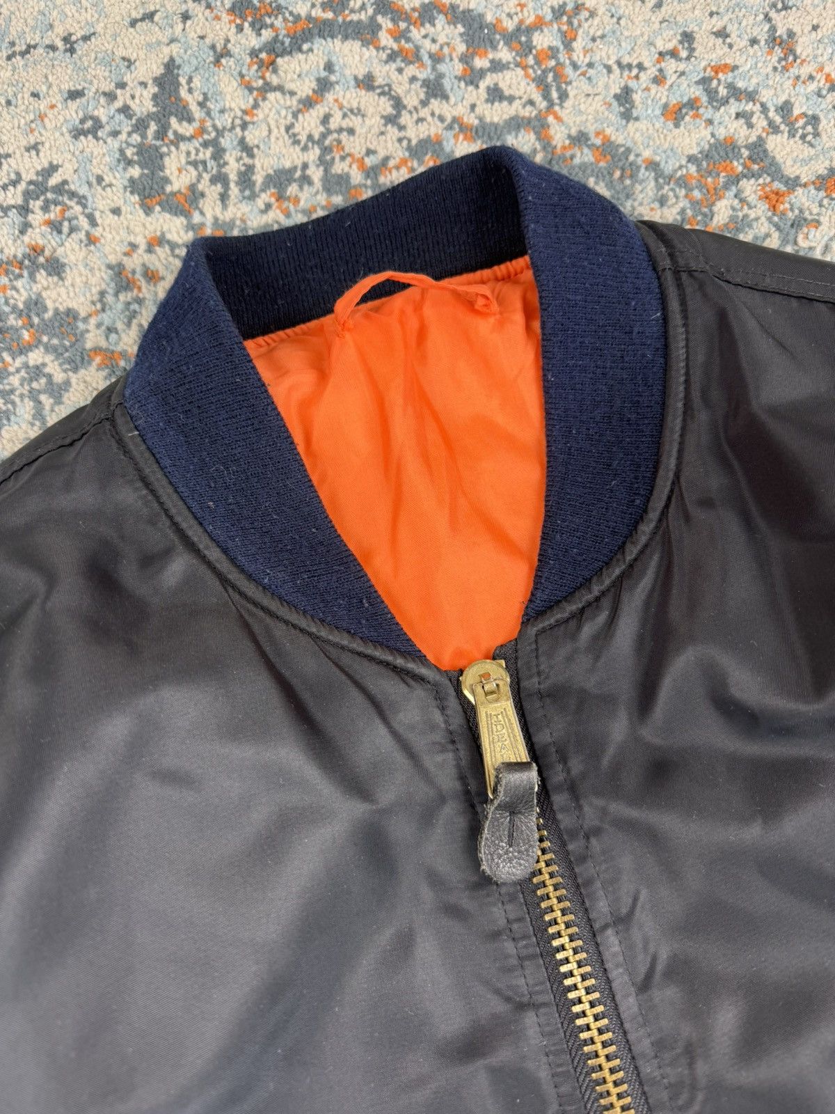 Vintage Vintage 90s MA-1 flyers flight nylon bomber jacket military Size US L / EU 52-54 / 3 - 6 Thumbnail