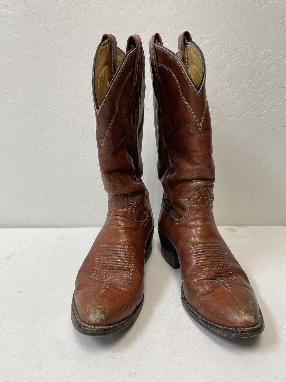 Tony Lama × Vintage Love Worn Western Boots Size US 9 / EU 42 - 1 Thumbnail