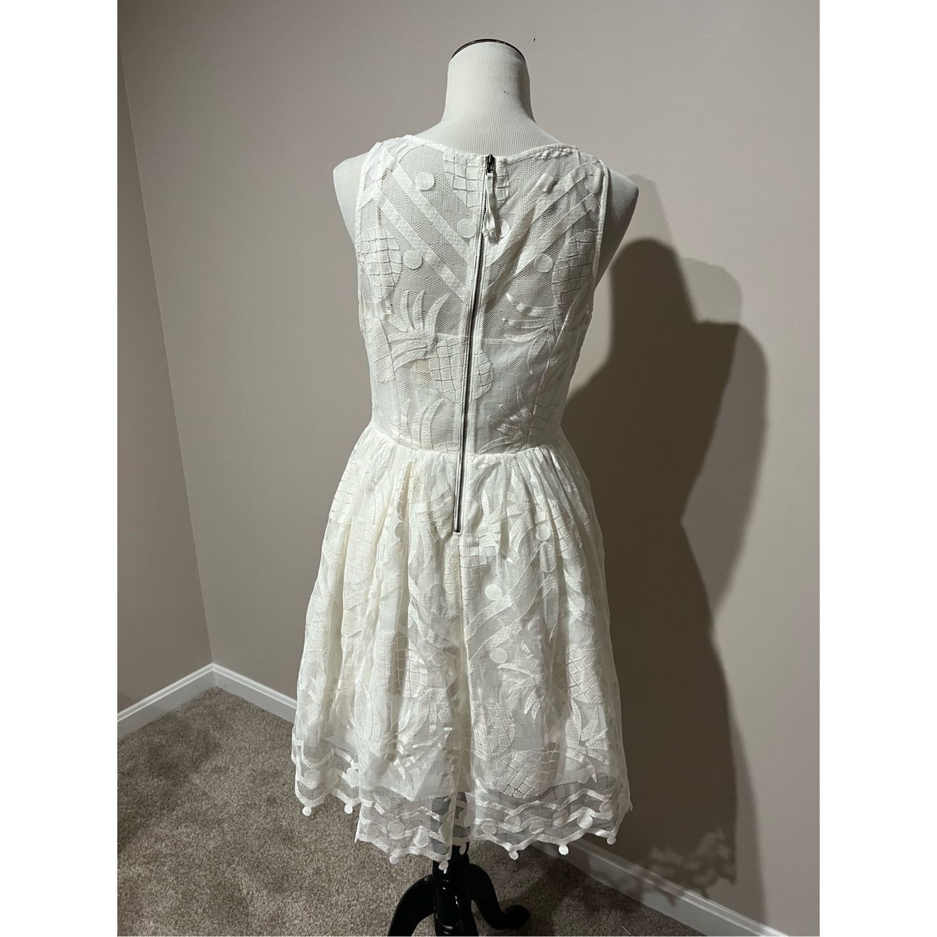 Anthropologie Maeve Anthropologie white dress size 10 Size L / US 10 / IT 46 - 5 Thumbnail