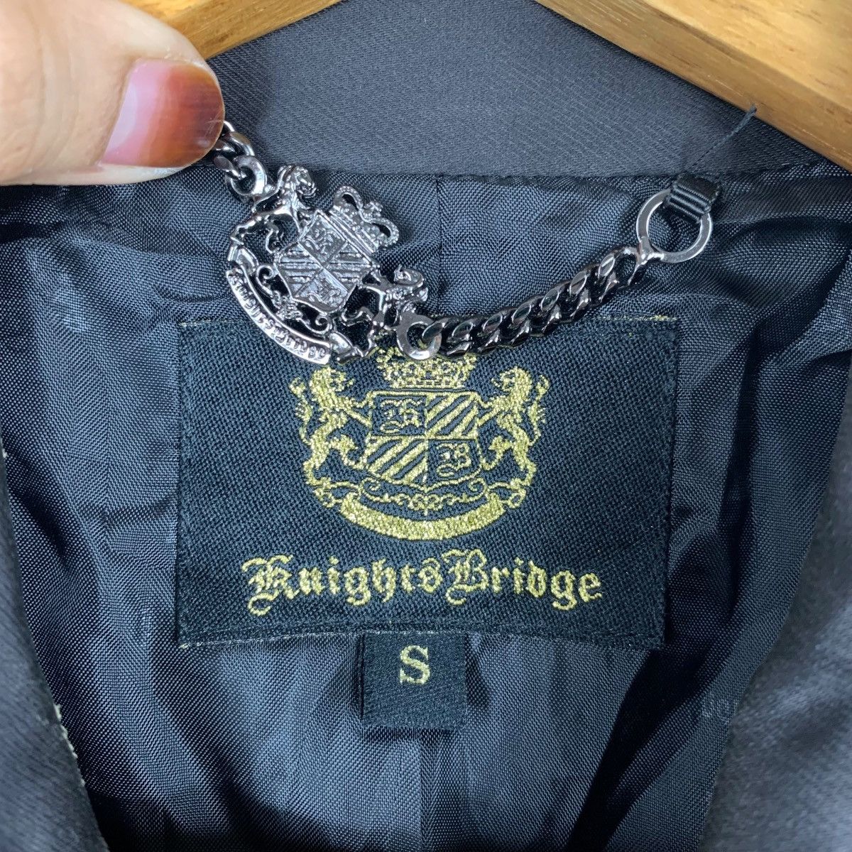 Knightsbridge KNIGHT BRIDGE Skull Japanese Brand Backhit Logo Coat Jacket Size S / US 4 / IT 40 - 5 Thumbnail