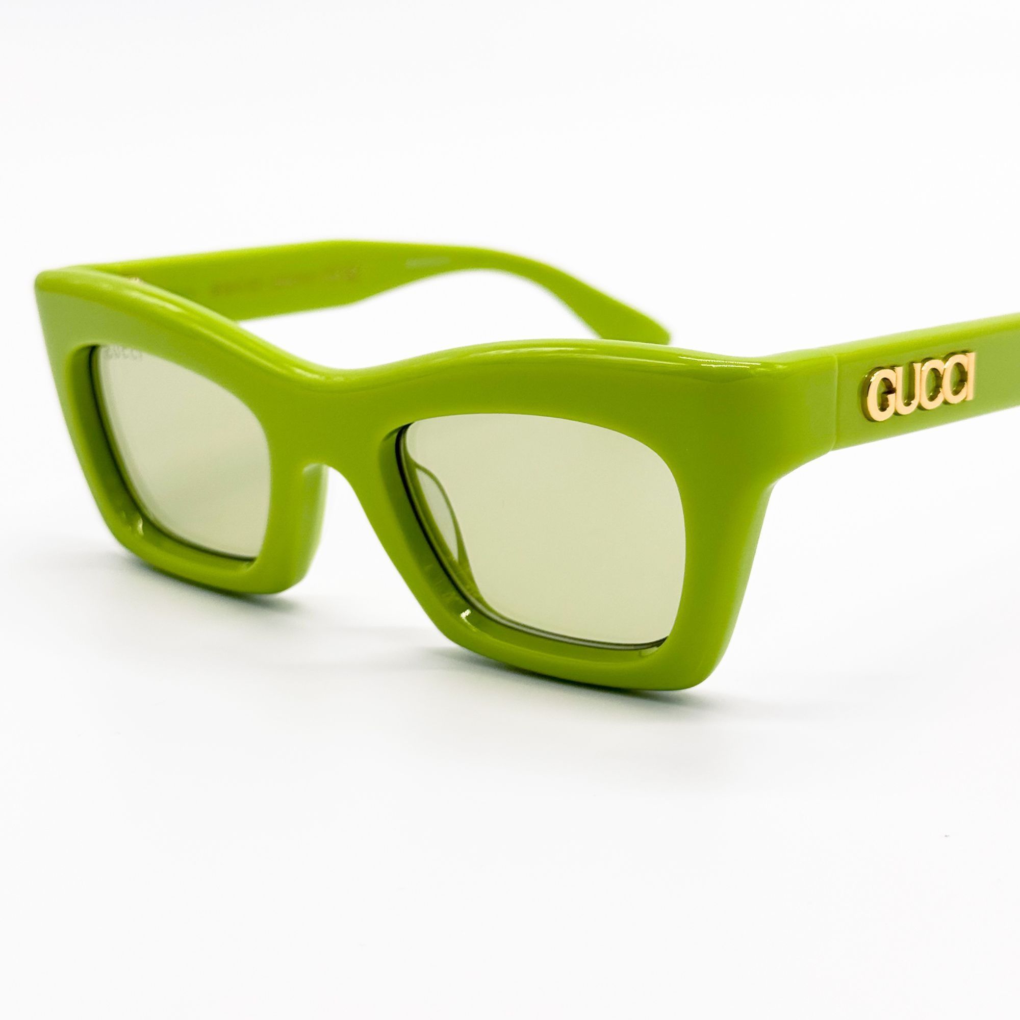 Gucci NEW GUCCI GG1773S 006 GREEN CAT EYE WOMEN SUNGLASSES GUCCI Size ONE SIZE - 5 Thumbnail