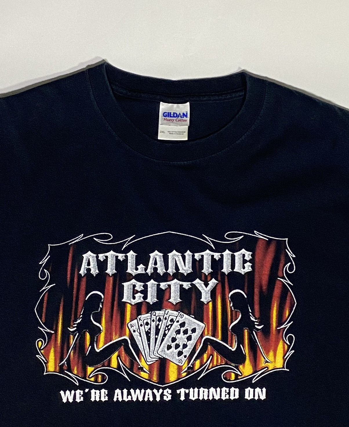 Vintage Atlantic City “We’re always turned on” Tourist tee (sz XXL) Size US XXL / EU 58 / 5 - 9 Thumbnail