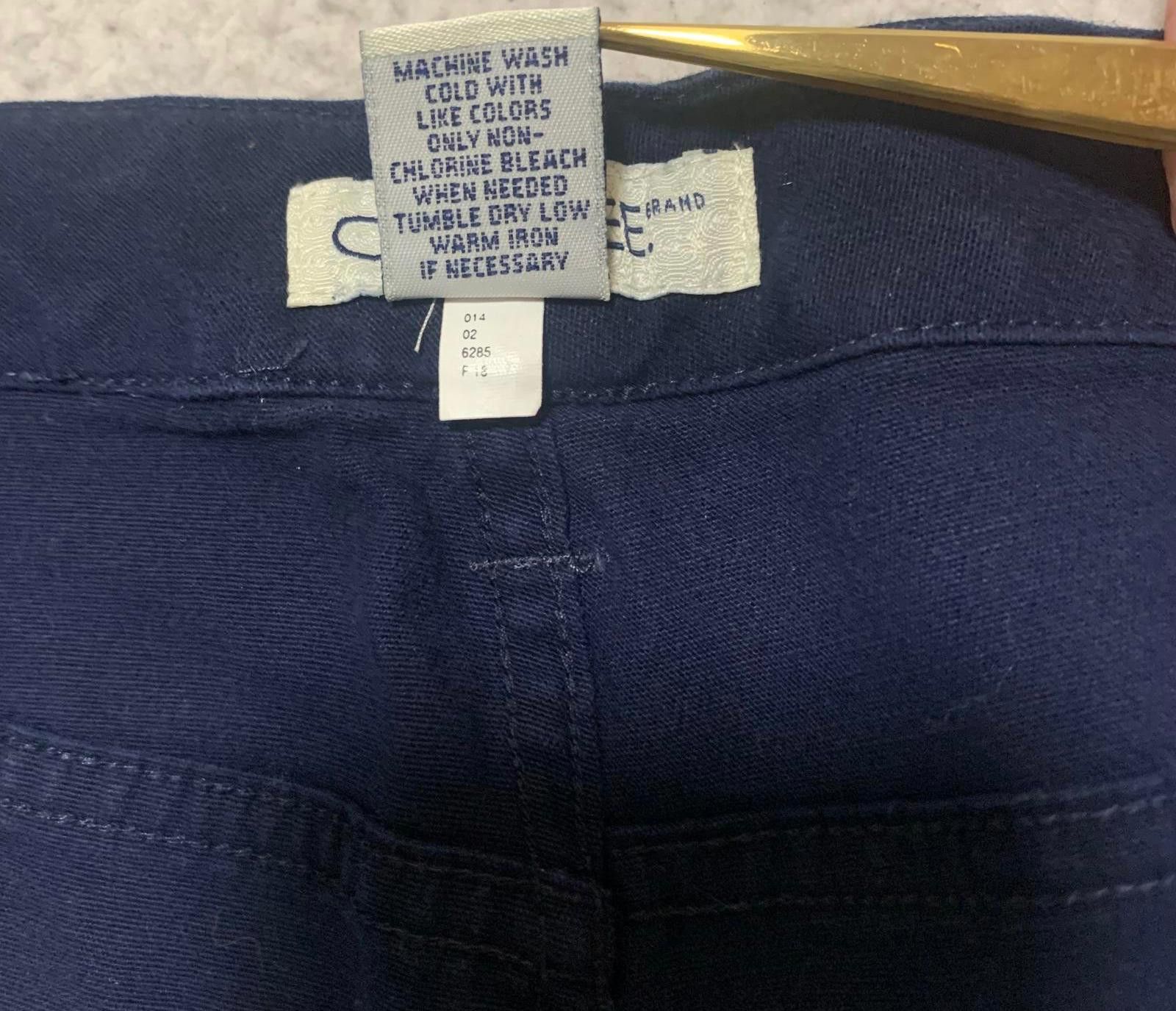 Cherokee Cherokee Women's Size 16 Navy Blue Wide Leg Capri Pants Size 38" / US 16 / IT 52 - 9 Thumbnail