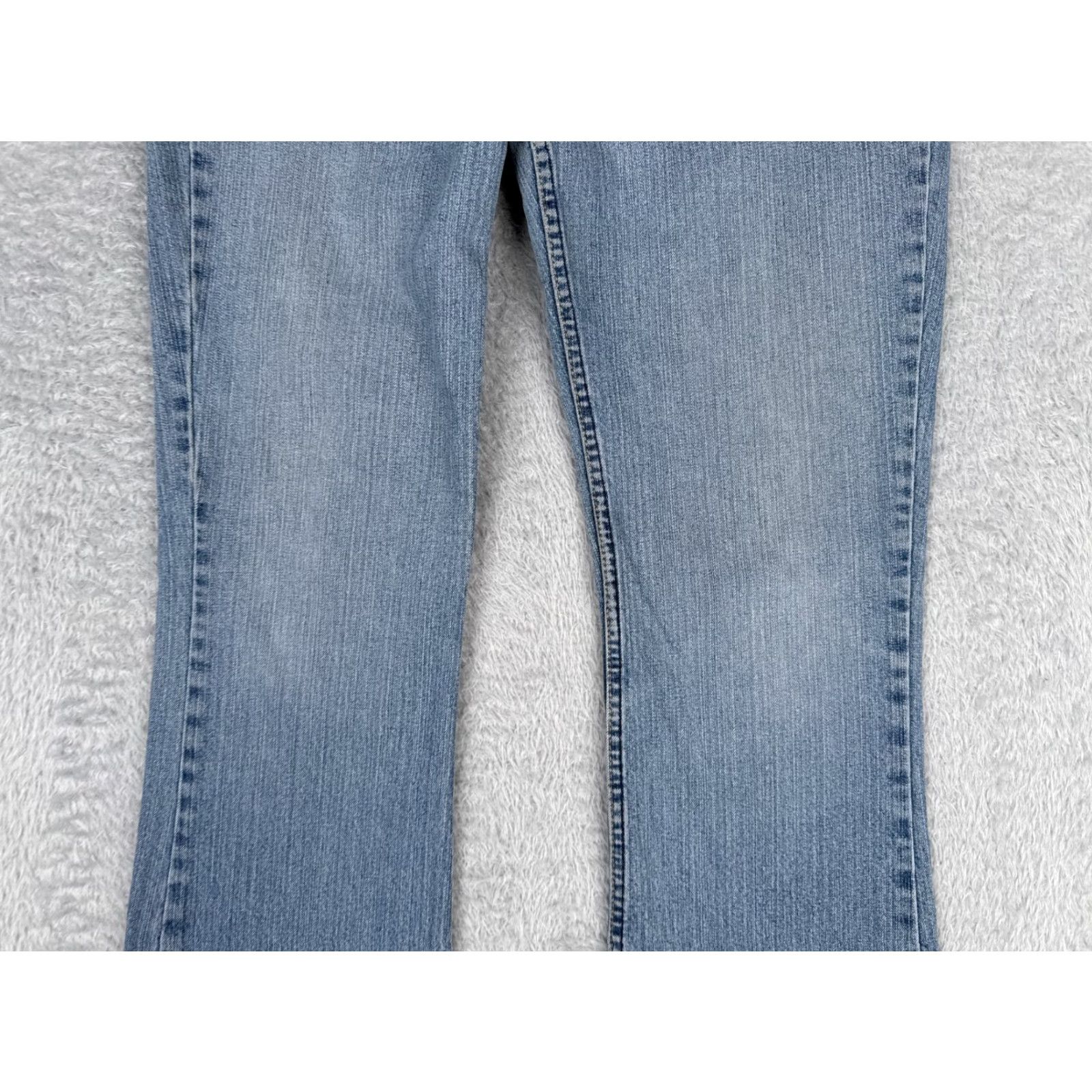 Levi's Levis Jeans Womens 12 Blue Denim Stretch Low Rise Bootcut Cotton Blend 34x31 Size 34" / US 12 / IT 48 - 3 Thumbnail