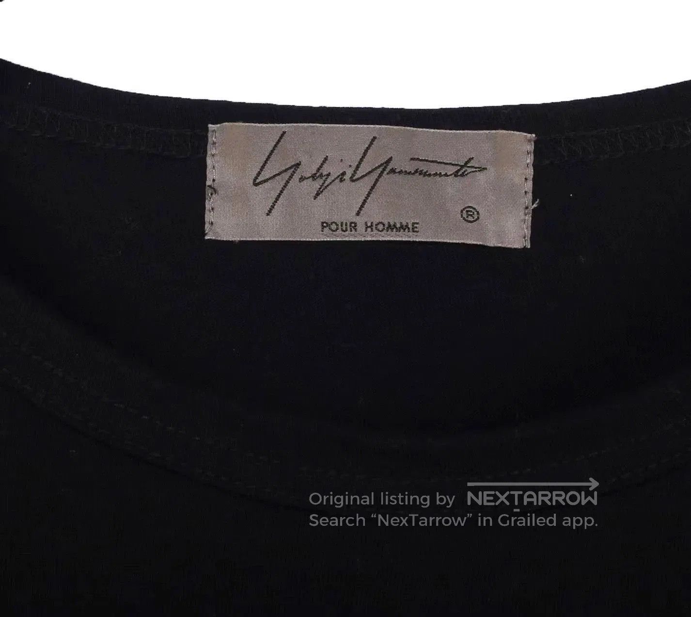 Yohji Yamamoto Black Short-Sleeve Graphic T-Shirt Size L. Size US L / EU 52-54 / 3 - 5 Thumbnail