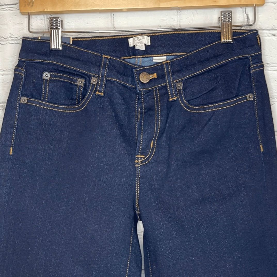 J.Crew J. Crew Women’s Midrise Skinny Jeans size 27, new with tag blue dark wash skinny jeans Womens 27 Jeans Size 27" / US 4 / IT 40 - 2 Thumbnail