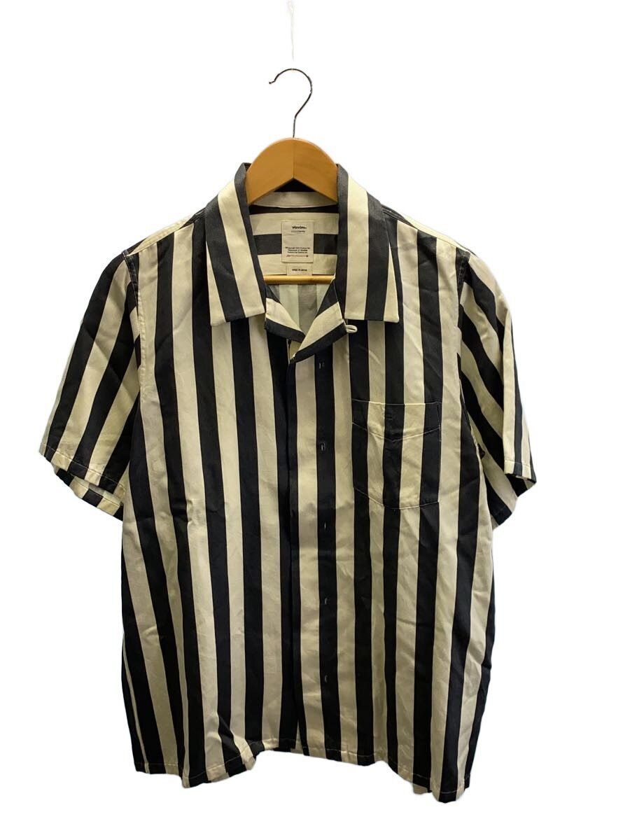 Visvim White Cotton Stripe Short Sleeve Shirt Size US M / EU 48-50 / 2 - 1 Thumbnail