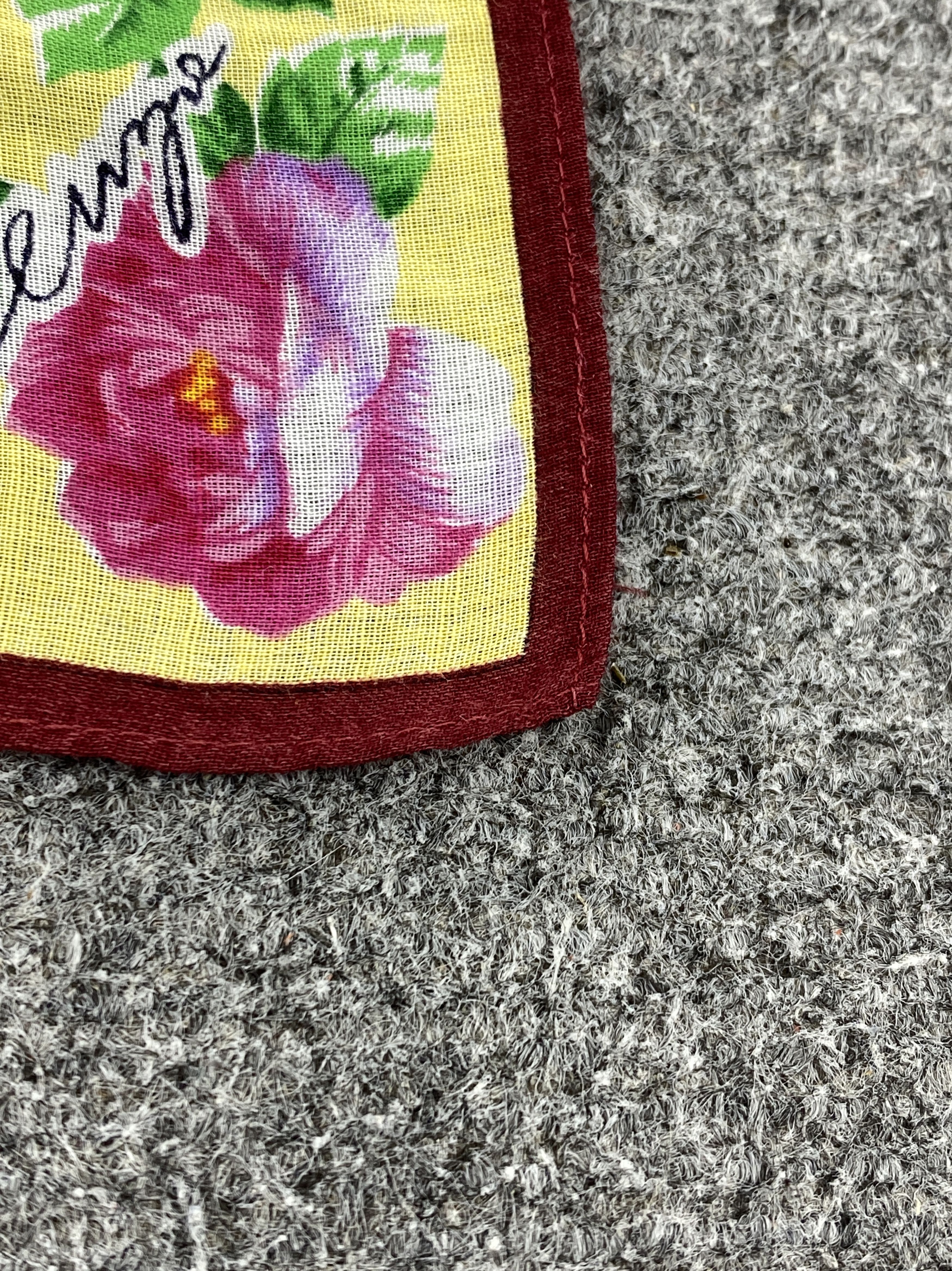 Kenzo Vintage Kenzo Flowers Handkerchief / Neckerchief KT0286 Size ONE SIZE - 6 Thumbnail