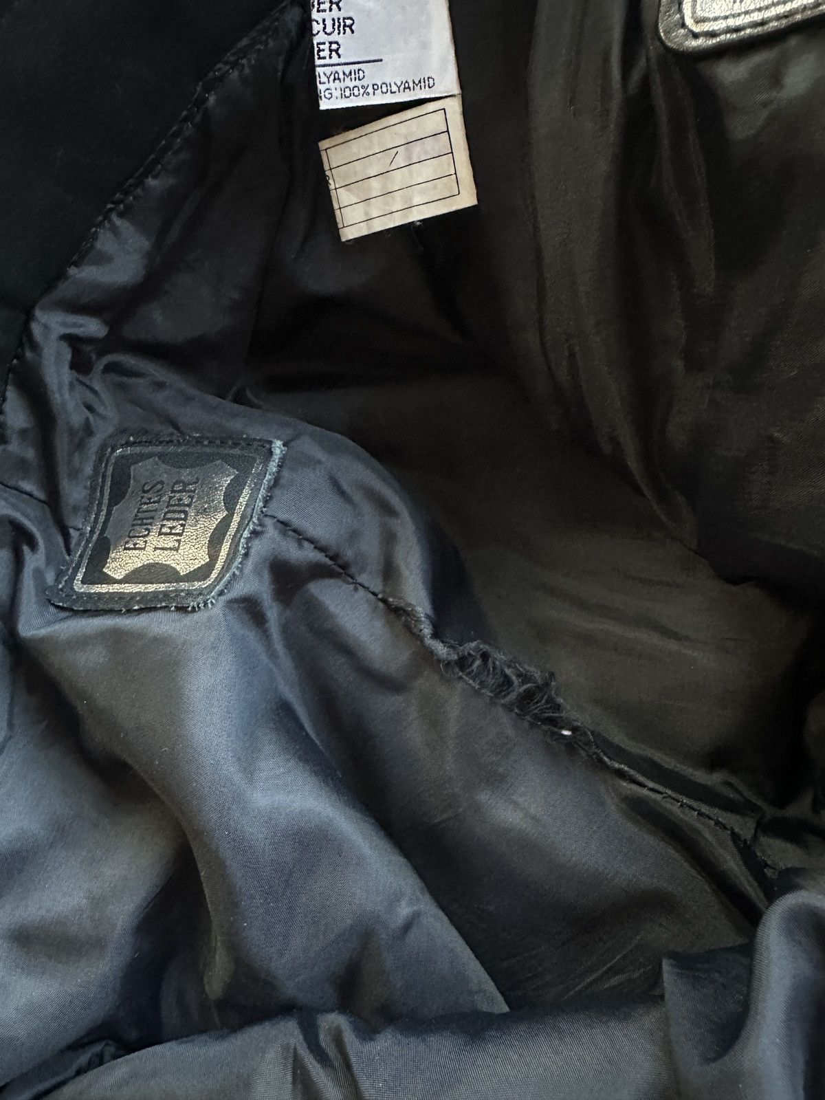 Leather 🚨GRAIL LEATHER PANTS RACING VNTG Cowboy Biker Leather Pants Size US 27 - 15 Thumbnail