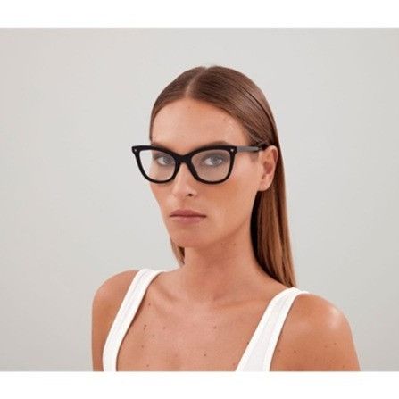 Bottega Veneta Bottega Veneta BV1226O 006 Eyeglasses Black 54mm Cat Eye Size ONE SIZE - 2 Thumbnail