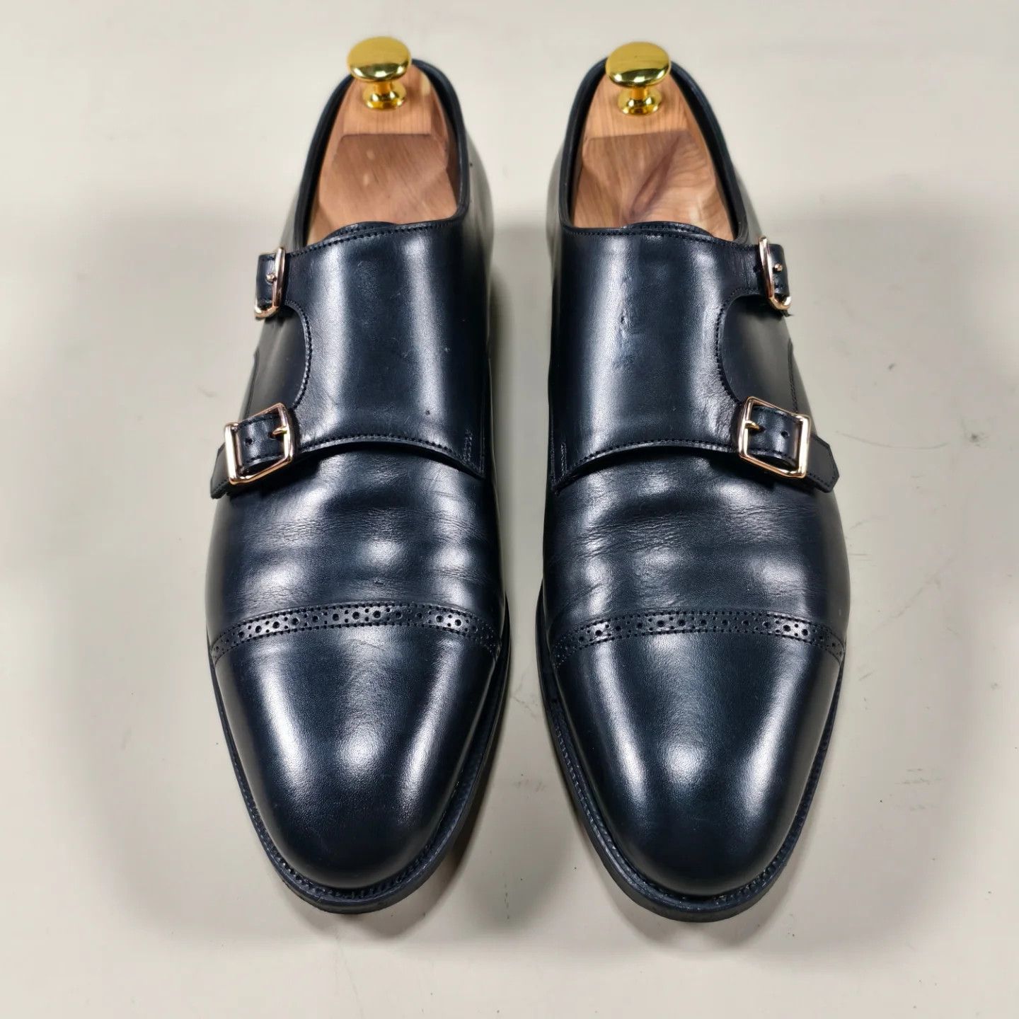 John Lobb John Lobb Prestige Collection Philip II Double Buckle Shoes Size US 9.5 / EU 42-43 - 2 Thumbnail