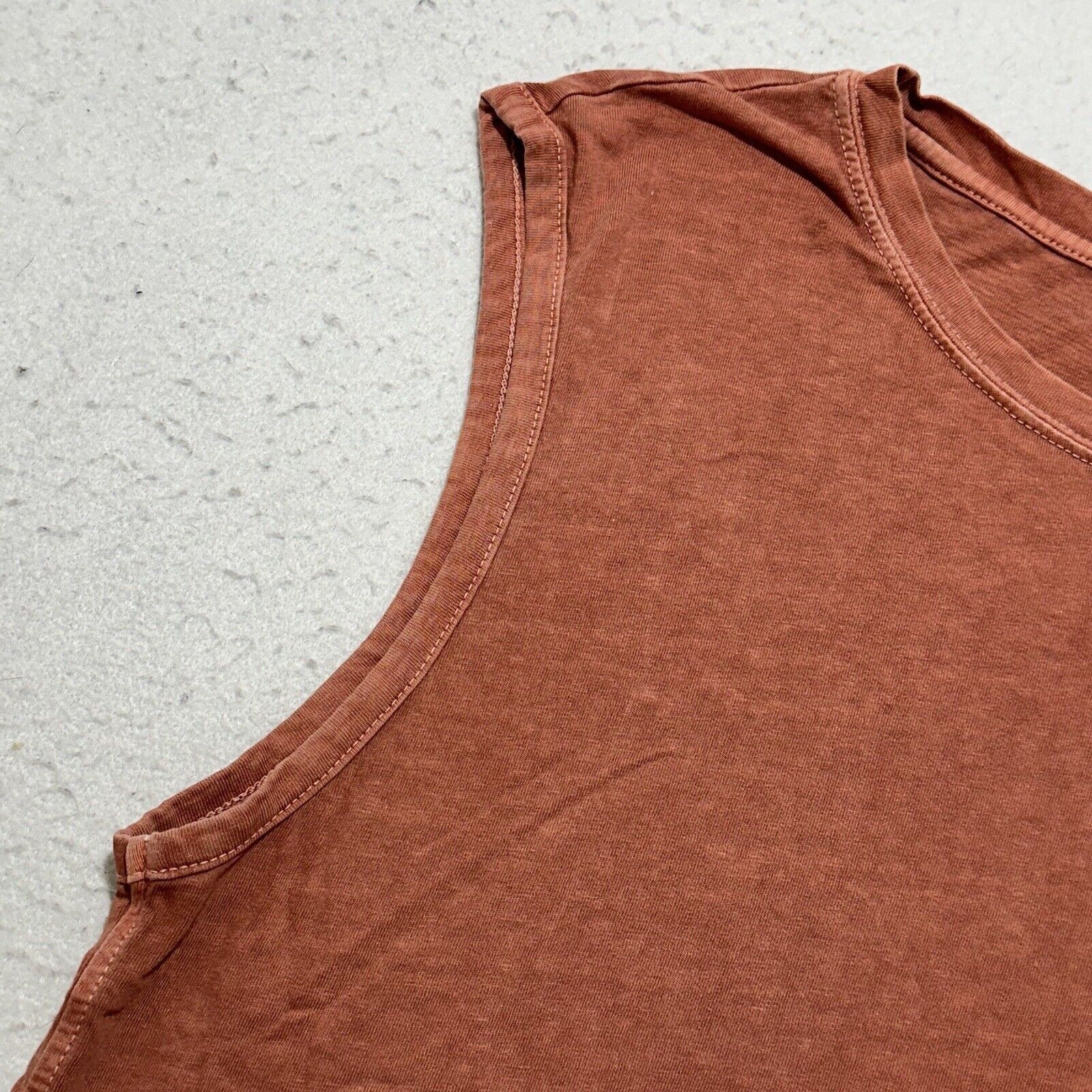 Zara Zara Large Sleeveless Pullover Tank Top Cropped Pink Size L / US 10 / IT 46 - 5 Thumbnail