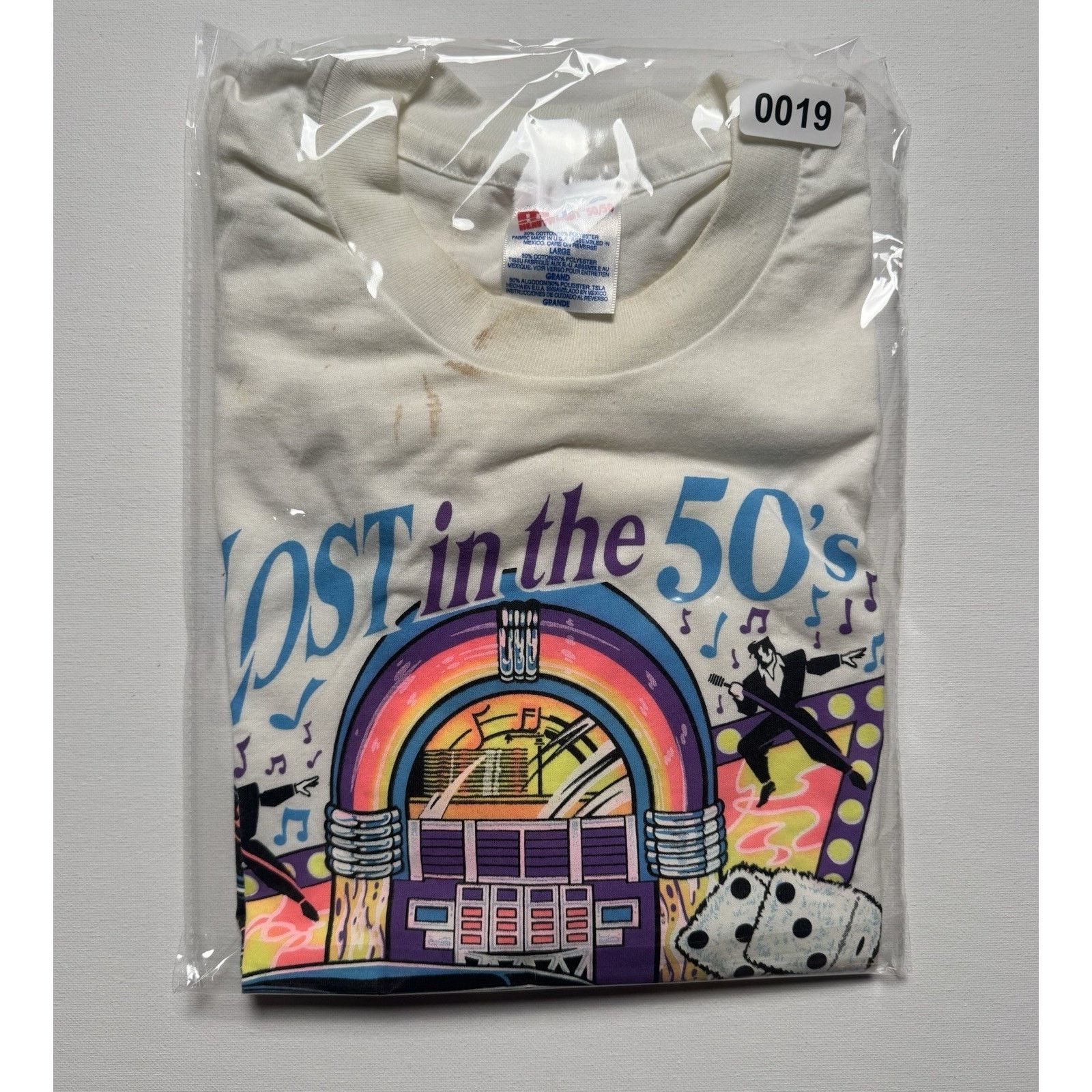 Vintage Vintage 90s Lost in the 50s Hot Rod Car T Shirt Dice L Size US L / EU 52-54 / 3 - 7 Thumbnail