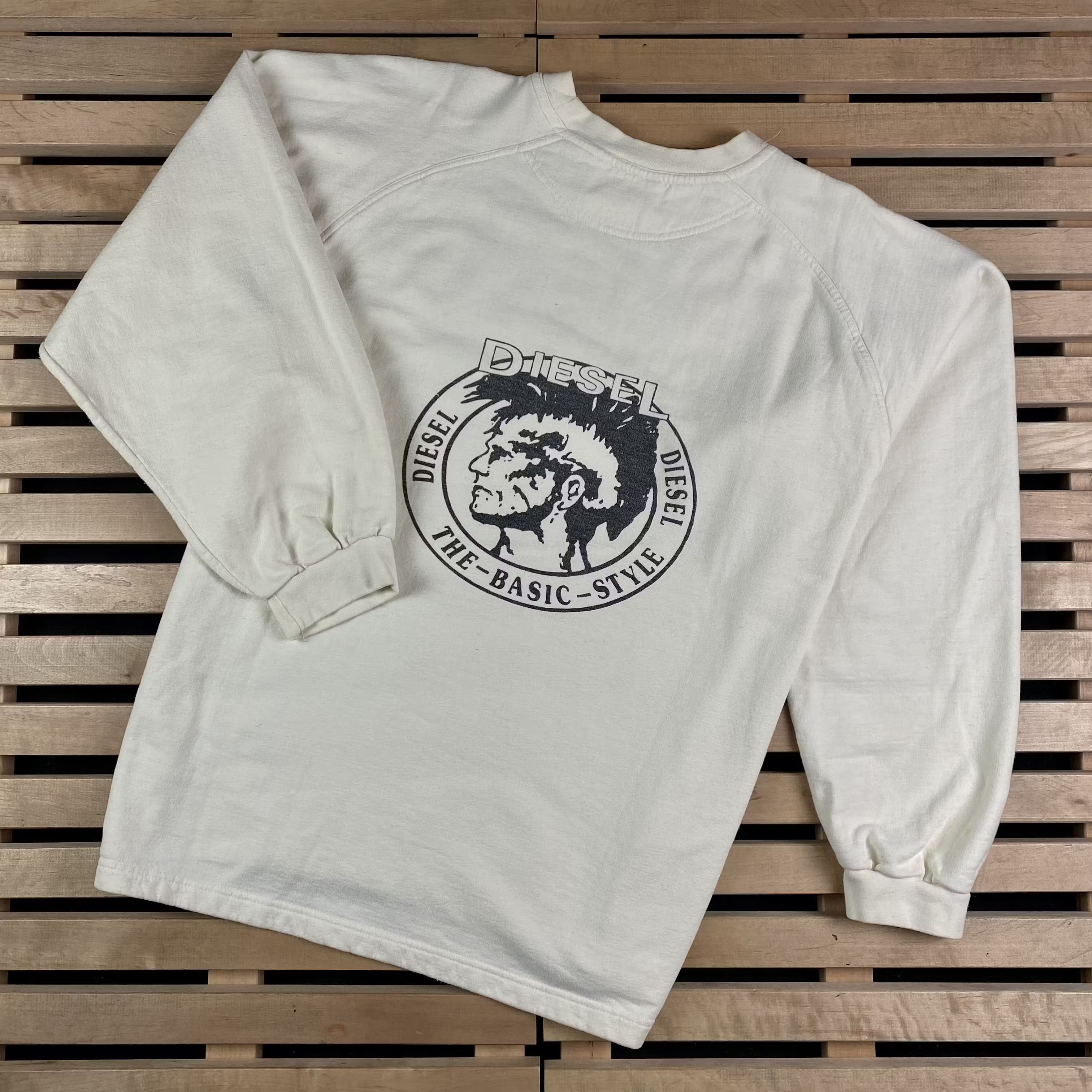 Diesel × Vintage Mens Sweatshirt Diesel Vintage Big Print Size XL Size US XL / EU 56 / 4 - 7 Thumbnail