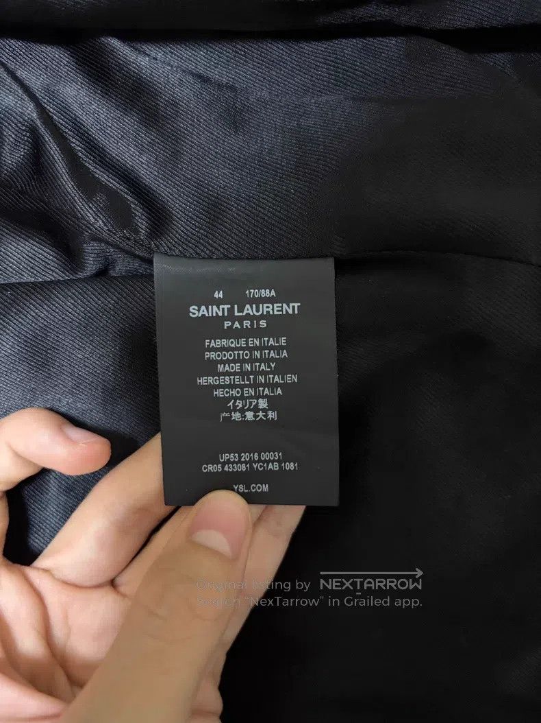 Saint Laurent Paris Saint Laurent Paris Studded Biker Leather Jacket Size US S / EU 44-46 / 1 - 5 Thumbnail