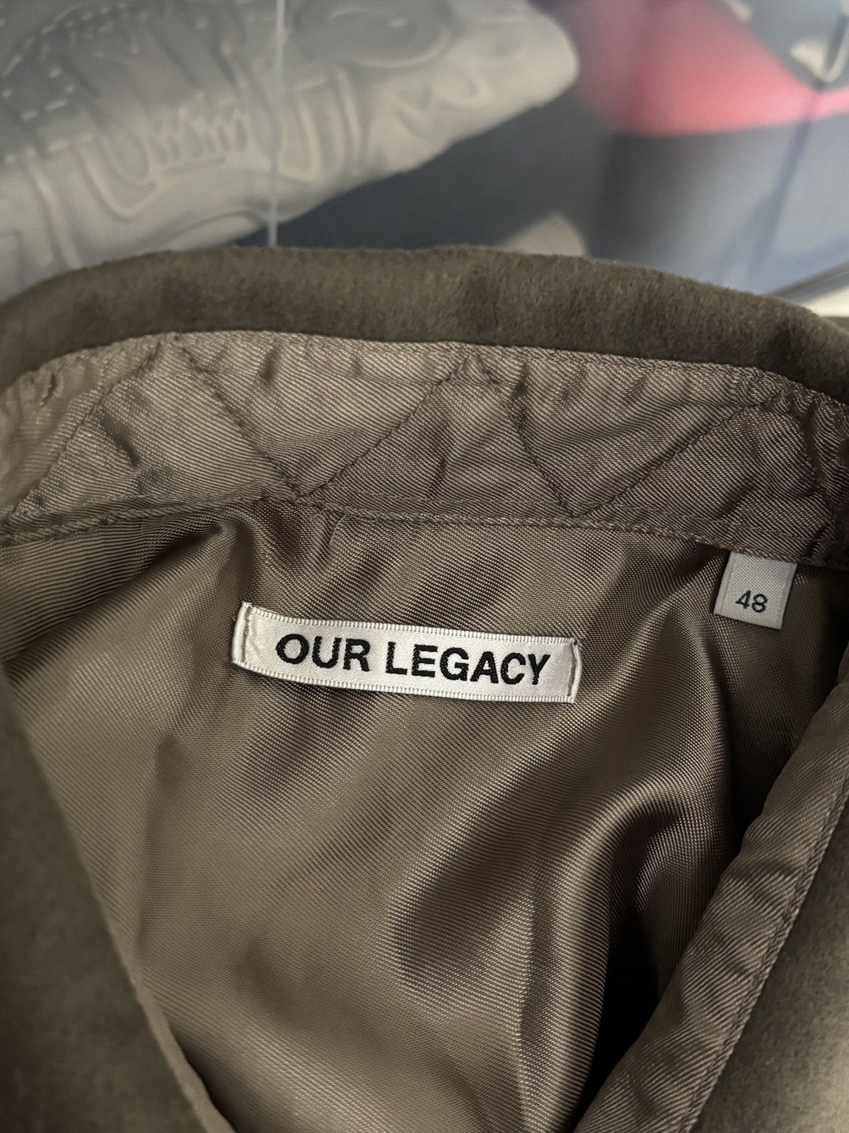 Our Legacy Our Legacy Olive Button Up Above Shirt Wool Cashmere Size US M / EU 48-50 / 2 - 6 Thumbnail