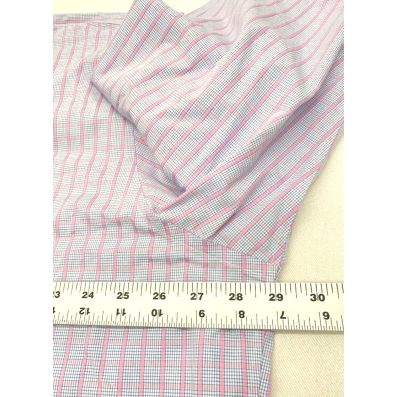 Nordstrom Nordstrom Dress Shirt Mens 2XL Long Sleeve Button White Check 100% Cotton Shirt Multicolor Size US XXL / EU 58 / 5 - 7 Thumbnail